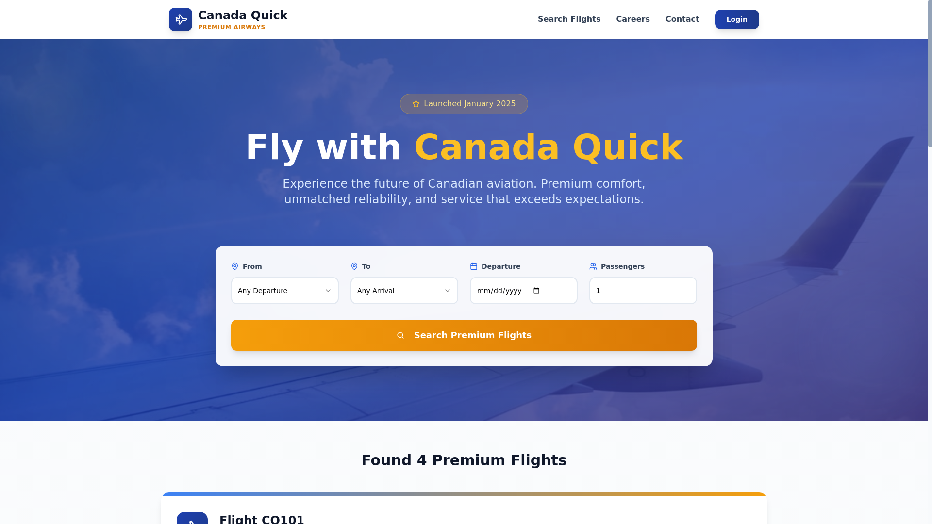 website screenshot of https://canadaquick.ca/