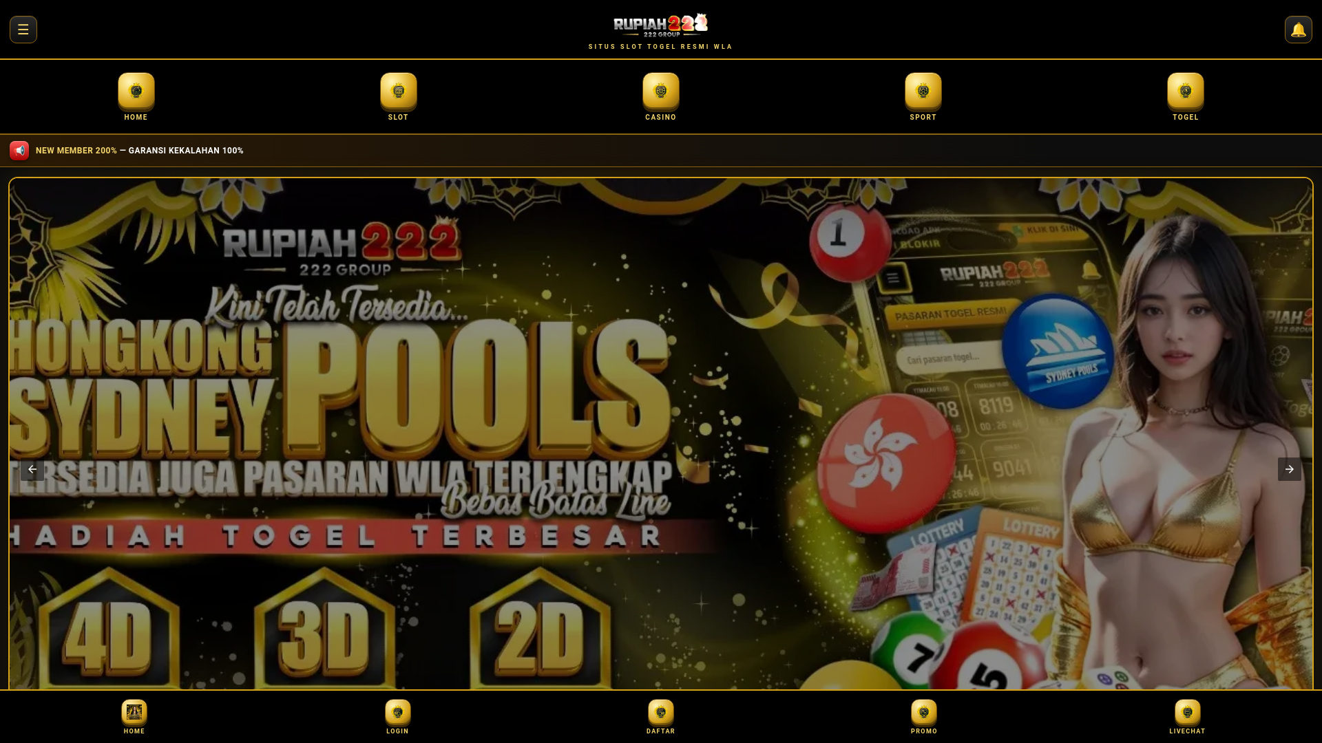 website screenshot of https://rupiah222-com.pages.dev/