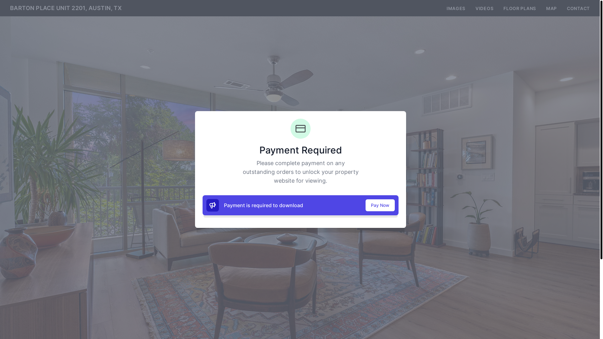 website screenshot of https://bartonplace2201.com/