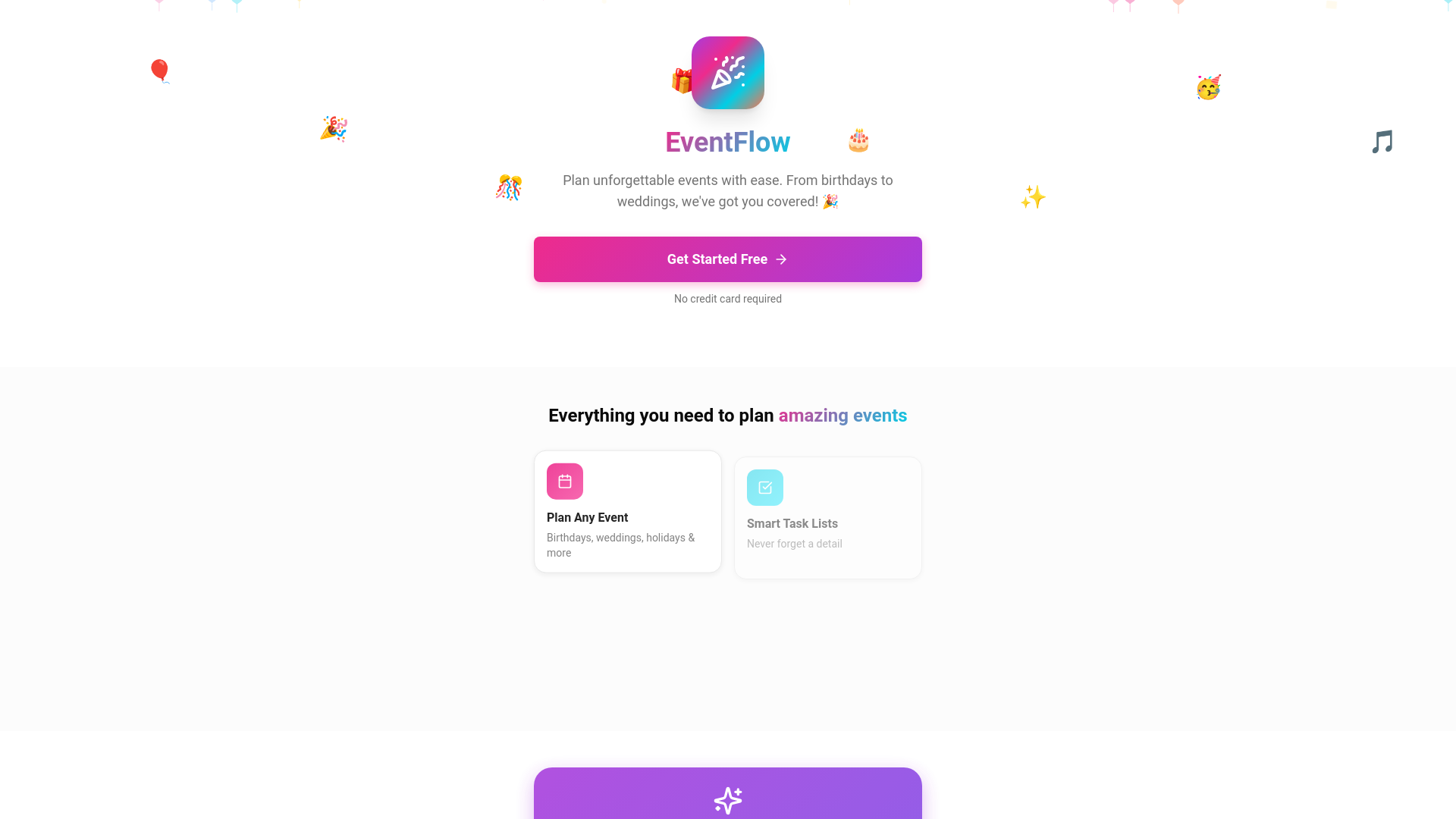 website screenshot of https://myeventflow.co/