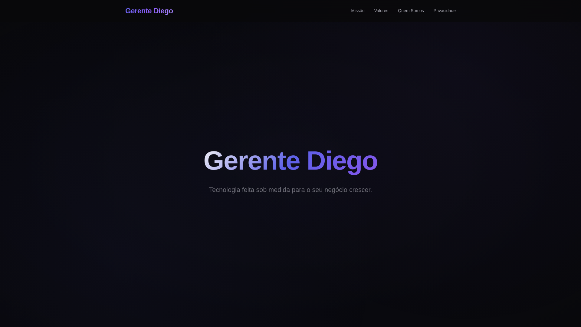 website screenshot of https://gerente-diego.com.br/
