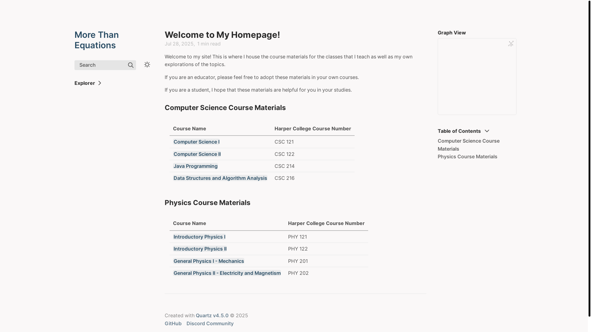 website screenshot of https://more-than-equations.pages.dev/