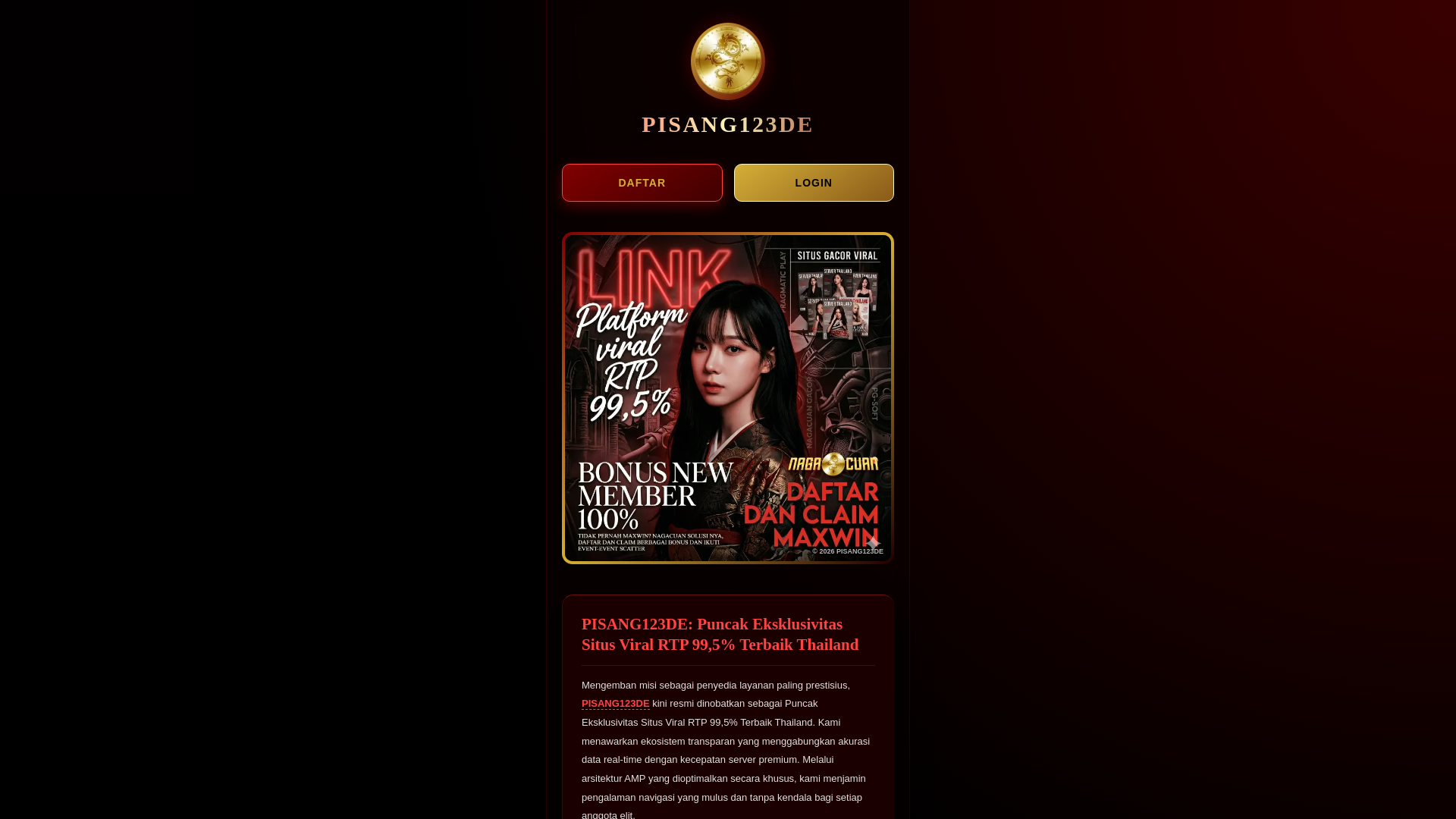 website screenshot of https://pisang123de.pages.dev/