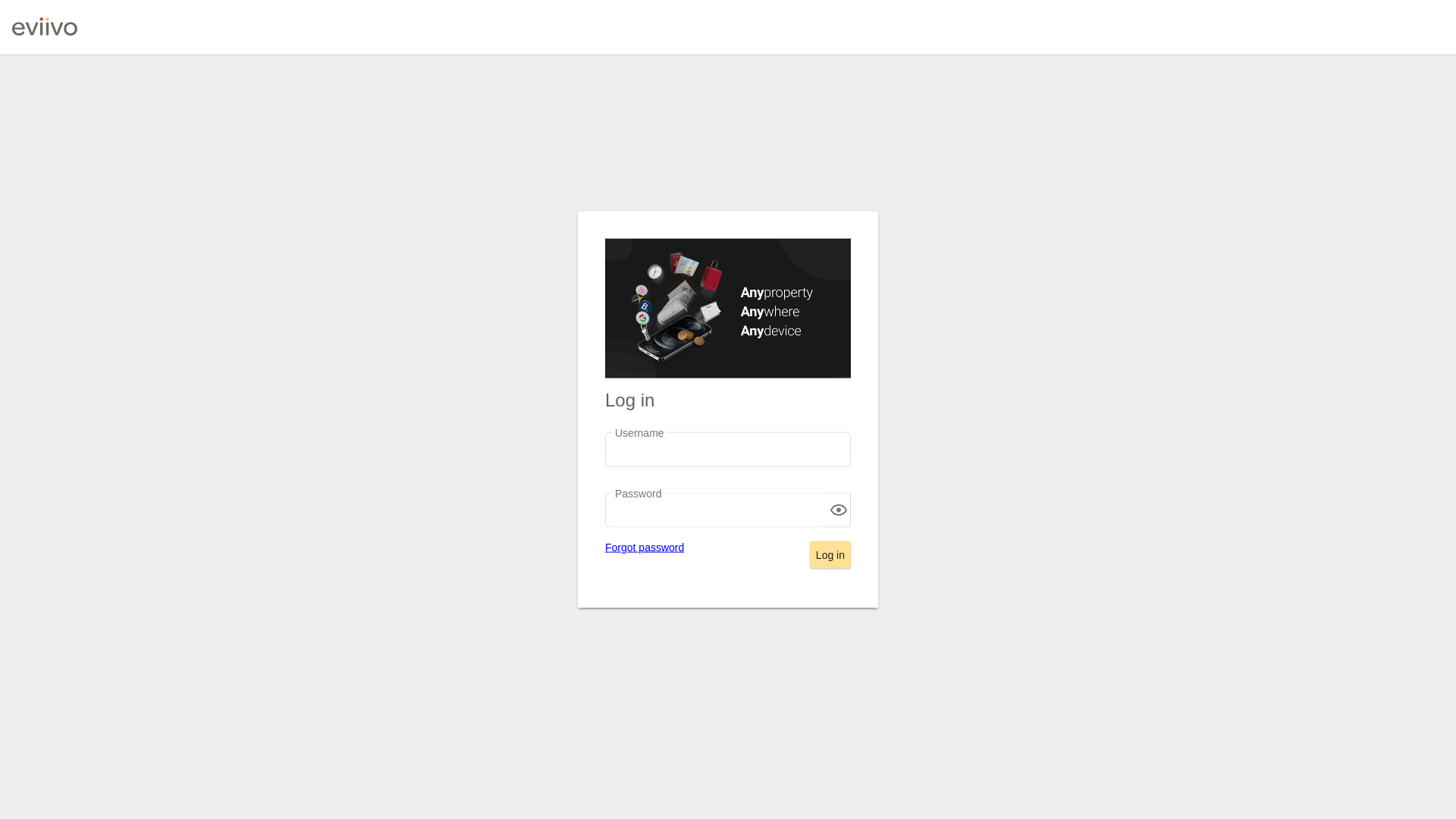 website screenshot of https://eviivo-security.com/