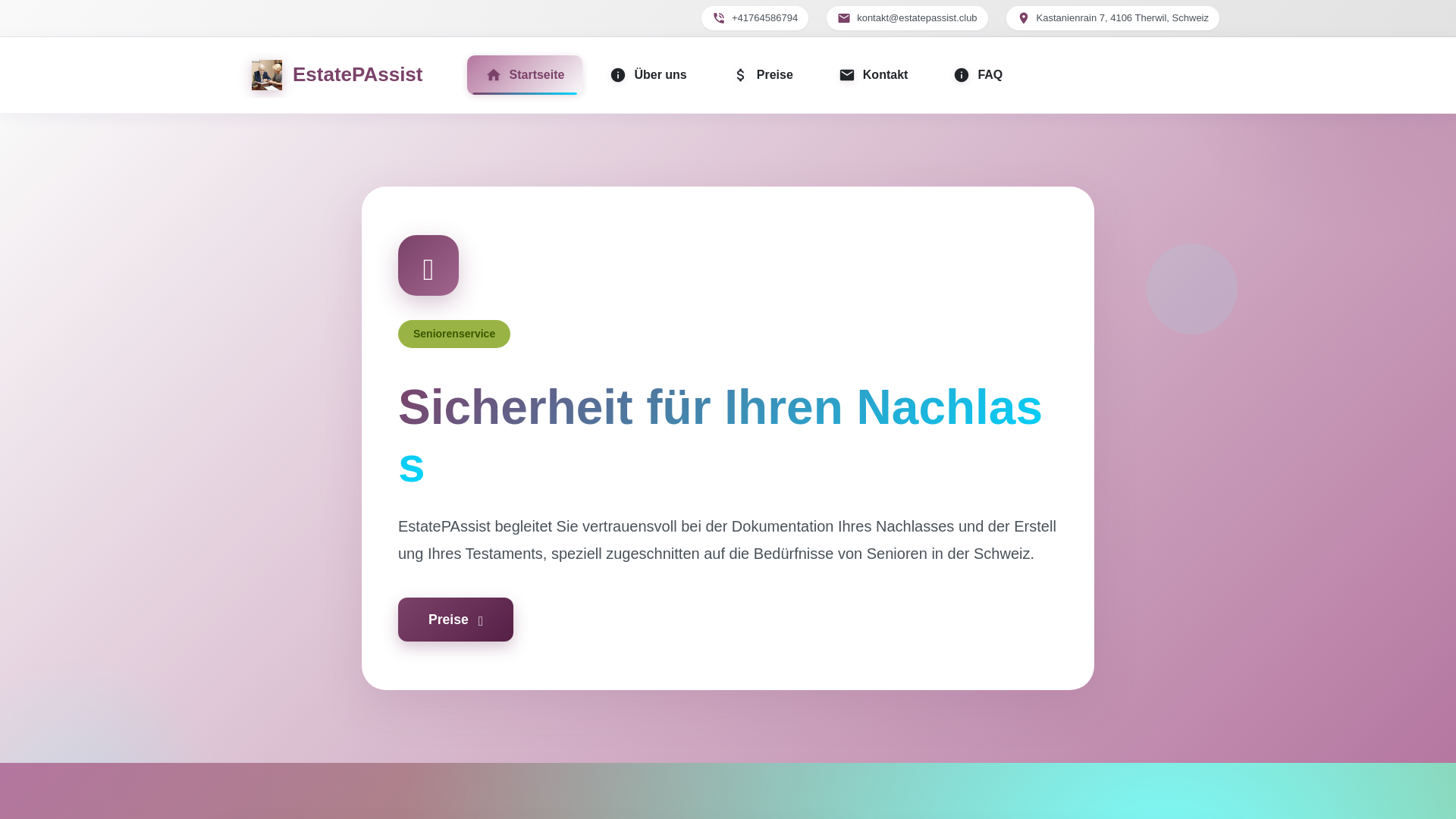 website screenshot of https://estatepassist.club