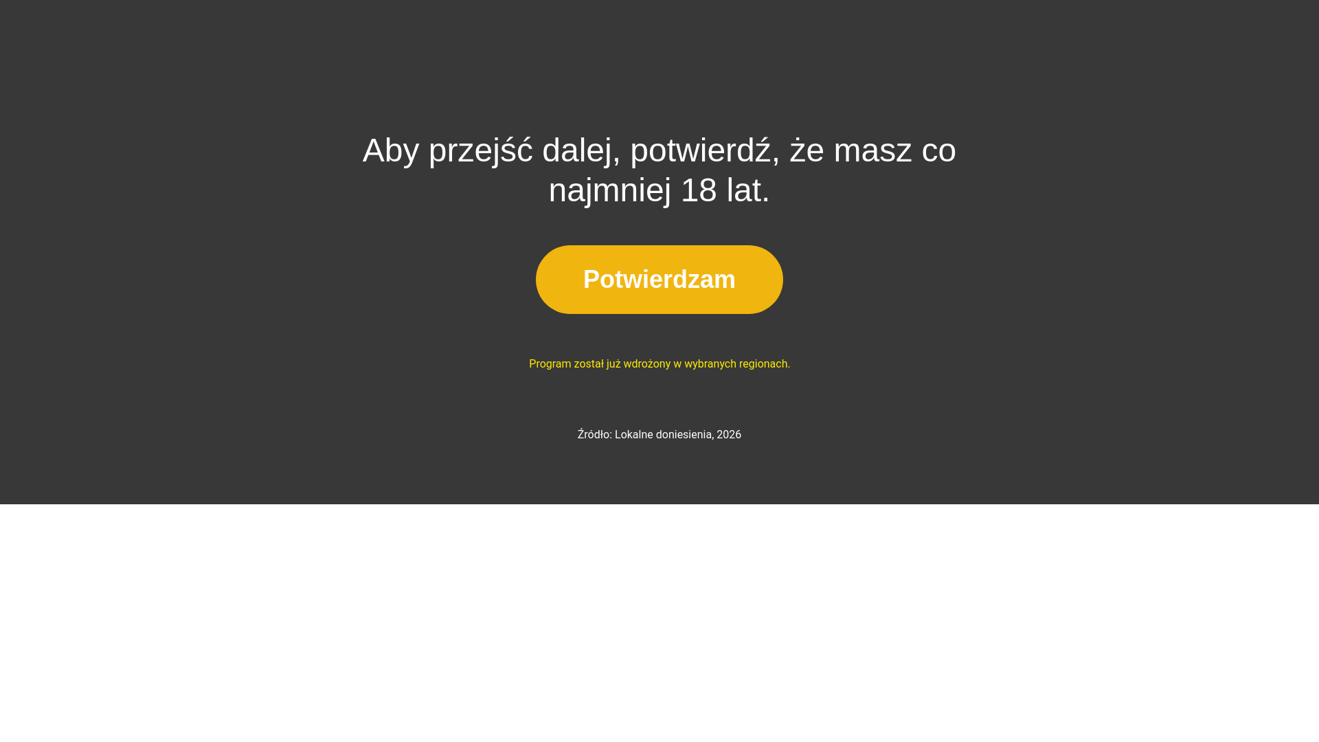 website screenshot of https://polskaspolecznosc.convertri.com