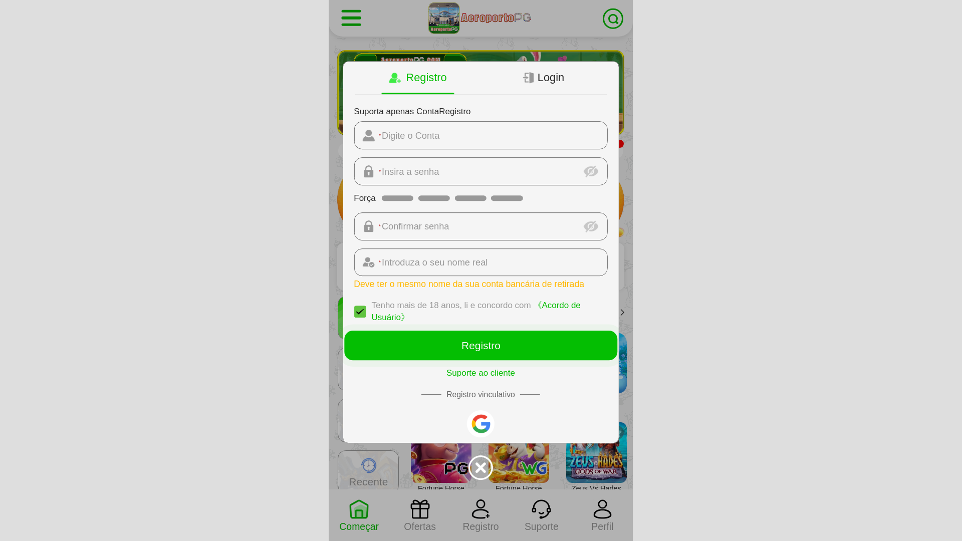 website screenshot of https://aj-aeroportopg.vip/