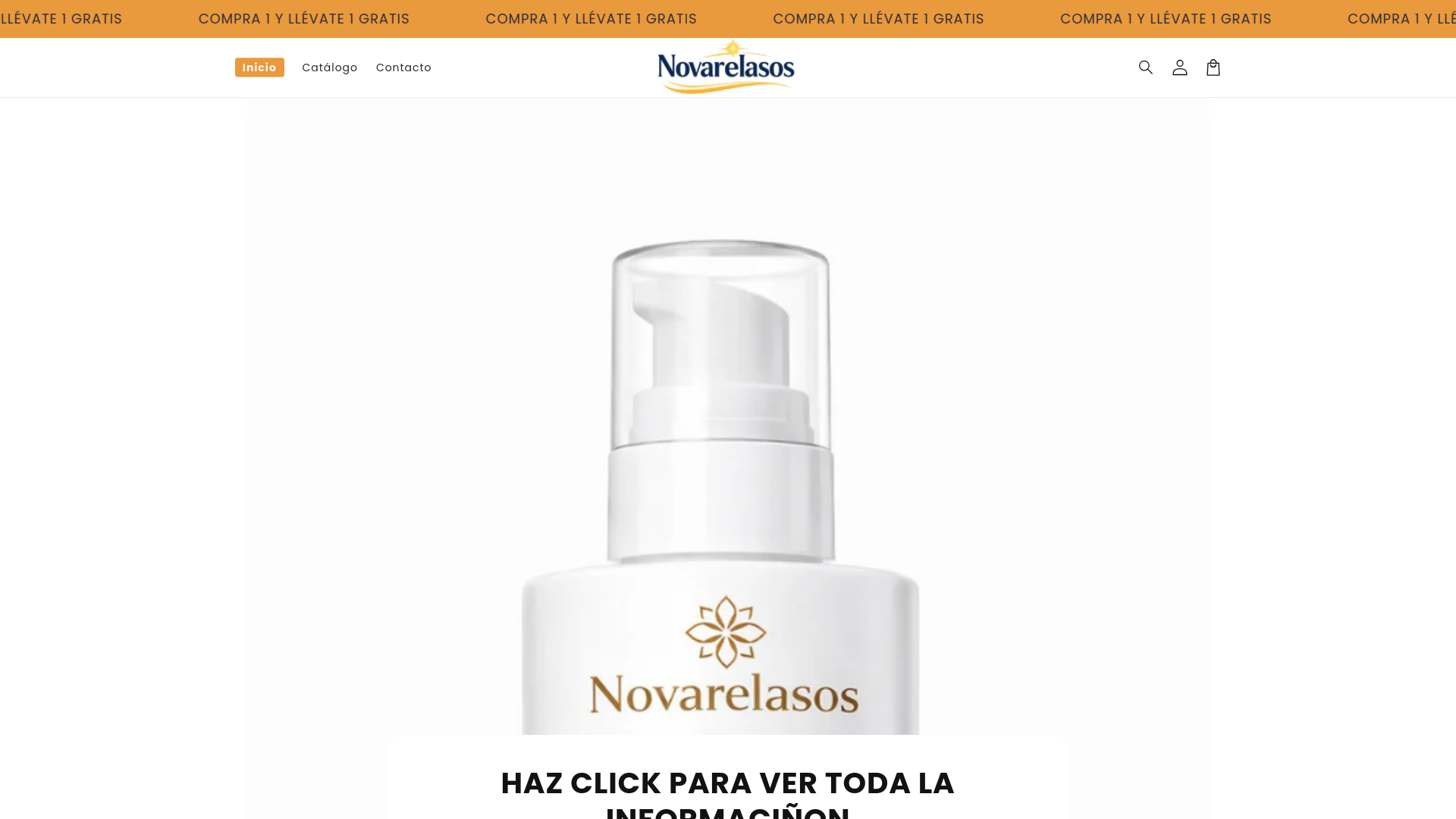 website screenshot of https://novarelasos.com/