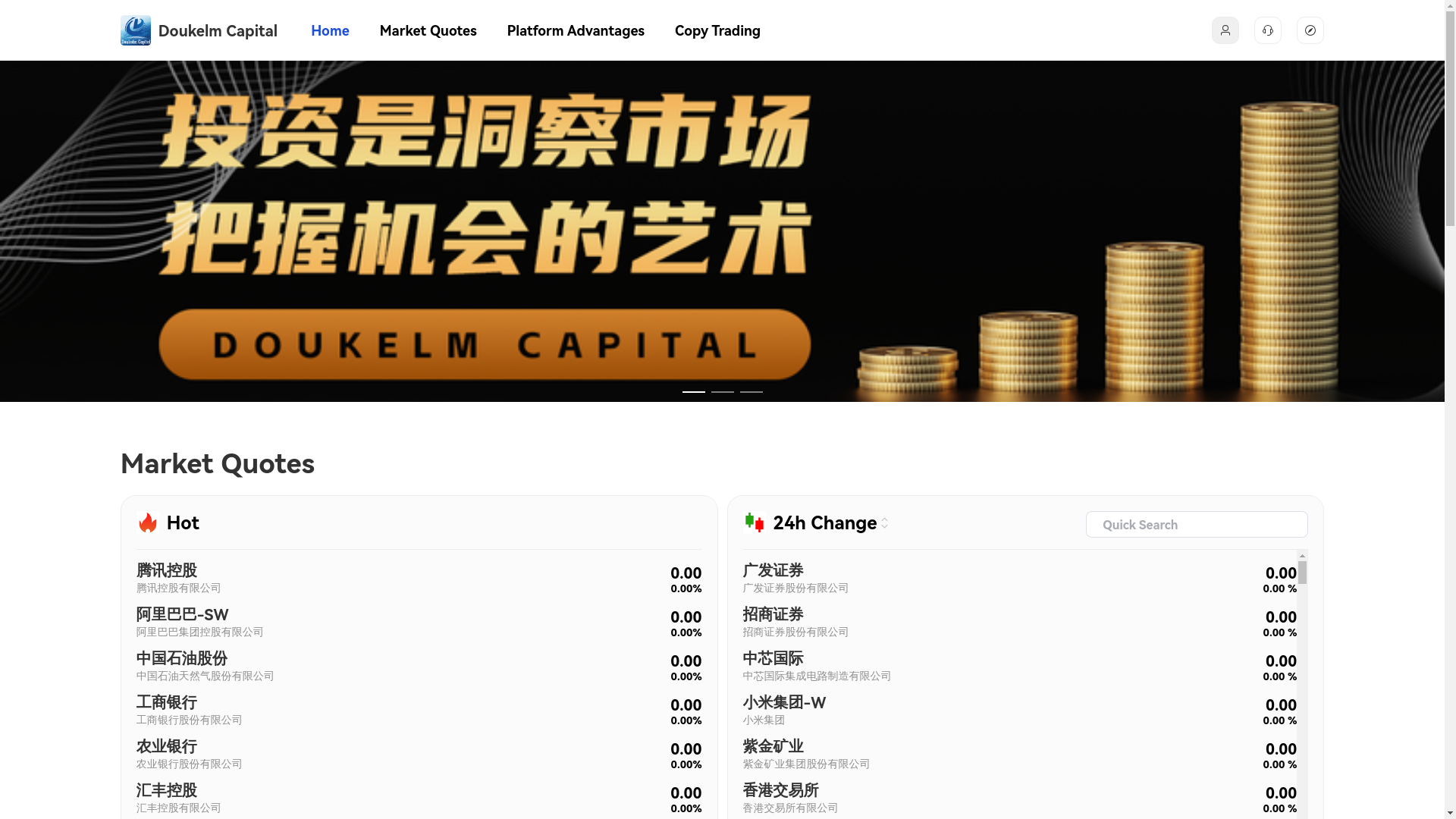 website screenshot of https://doukelm7.com/