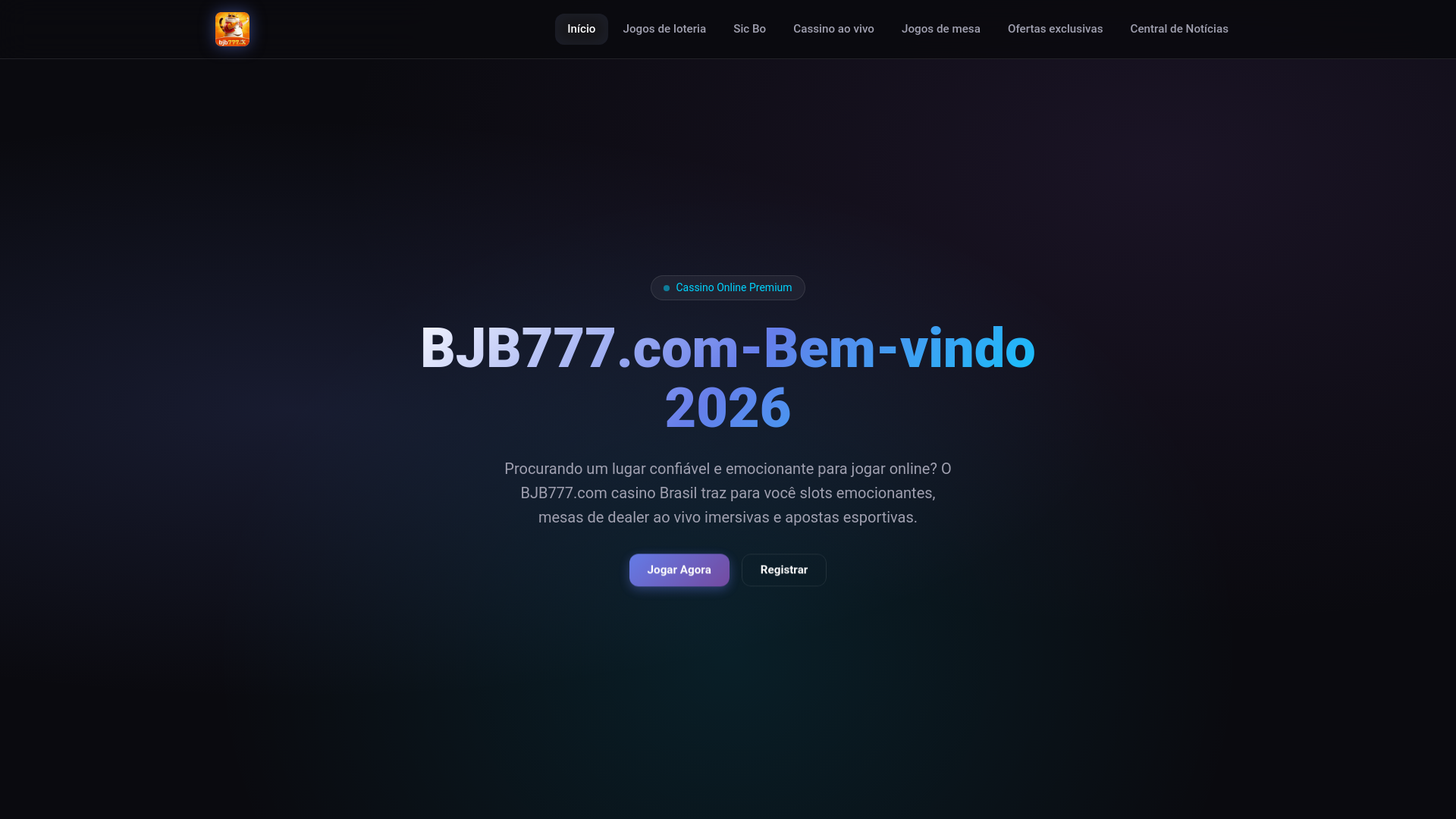website screenshot of https://bjb777bets.com/