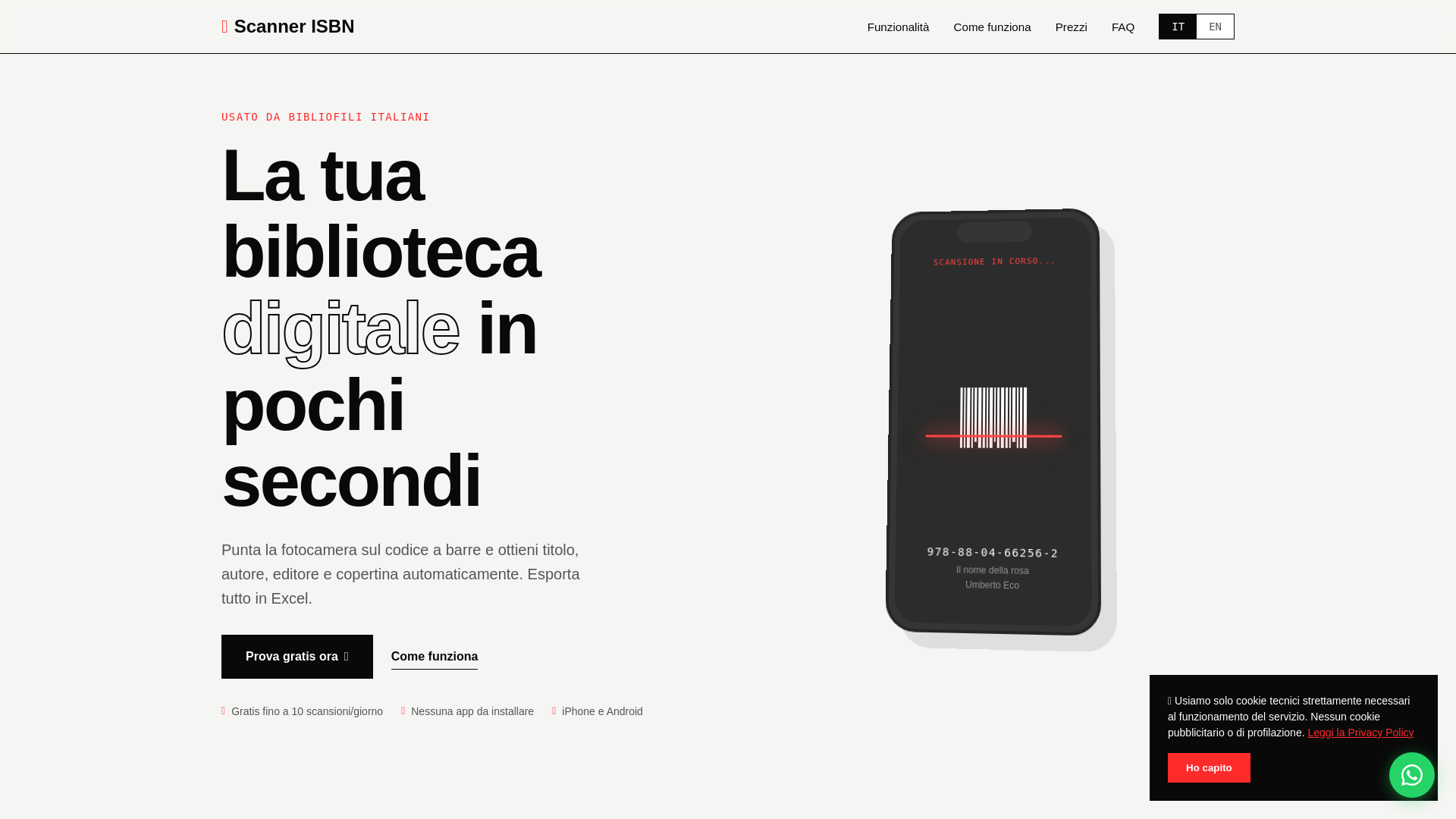 website screenshot of https://scannerisbn.com/