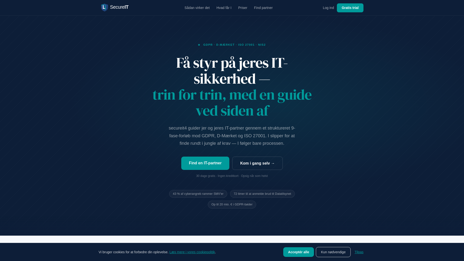 website screenshot of https://secureit4.dk