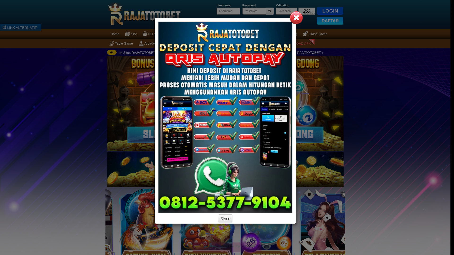 website screenshot of https://rjtotobethong.life/