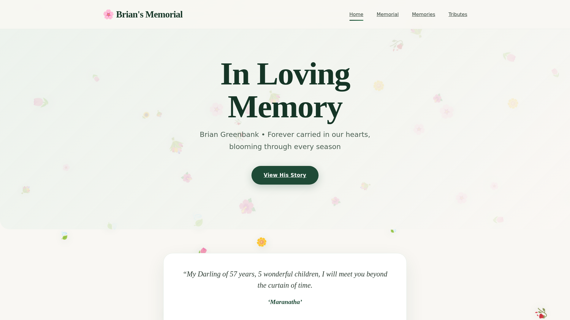 website screenshot of https://memorial-8uc.pages.dev/
