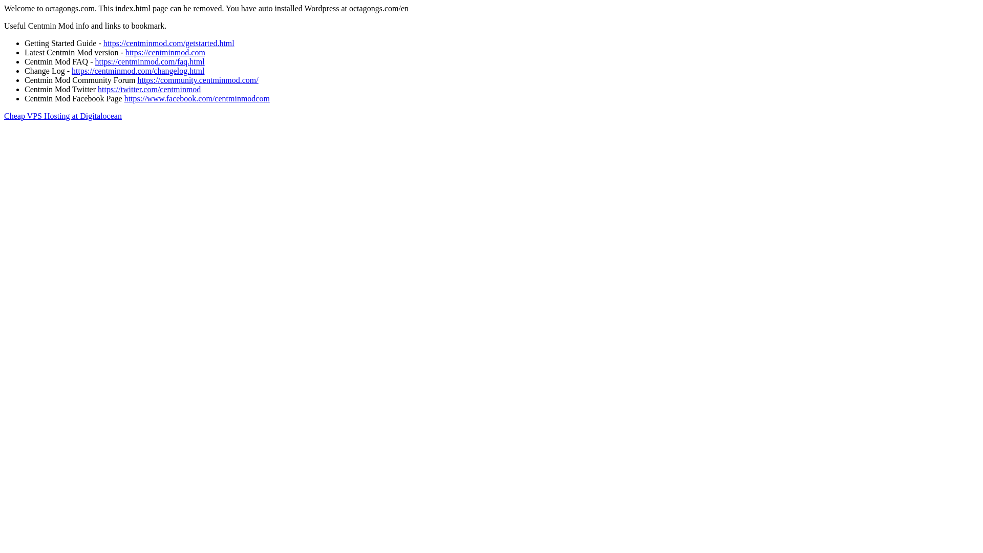 website screenshot of https://octagongs.com/