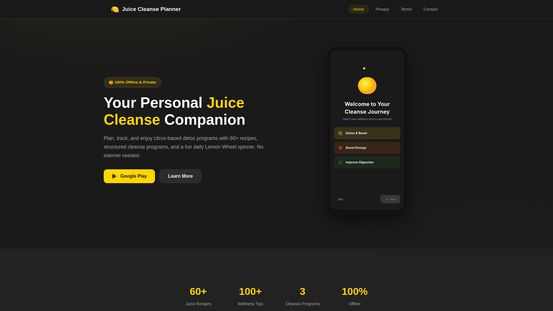 website screenshot of https://cleanse2272.com/