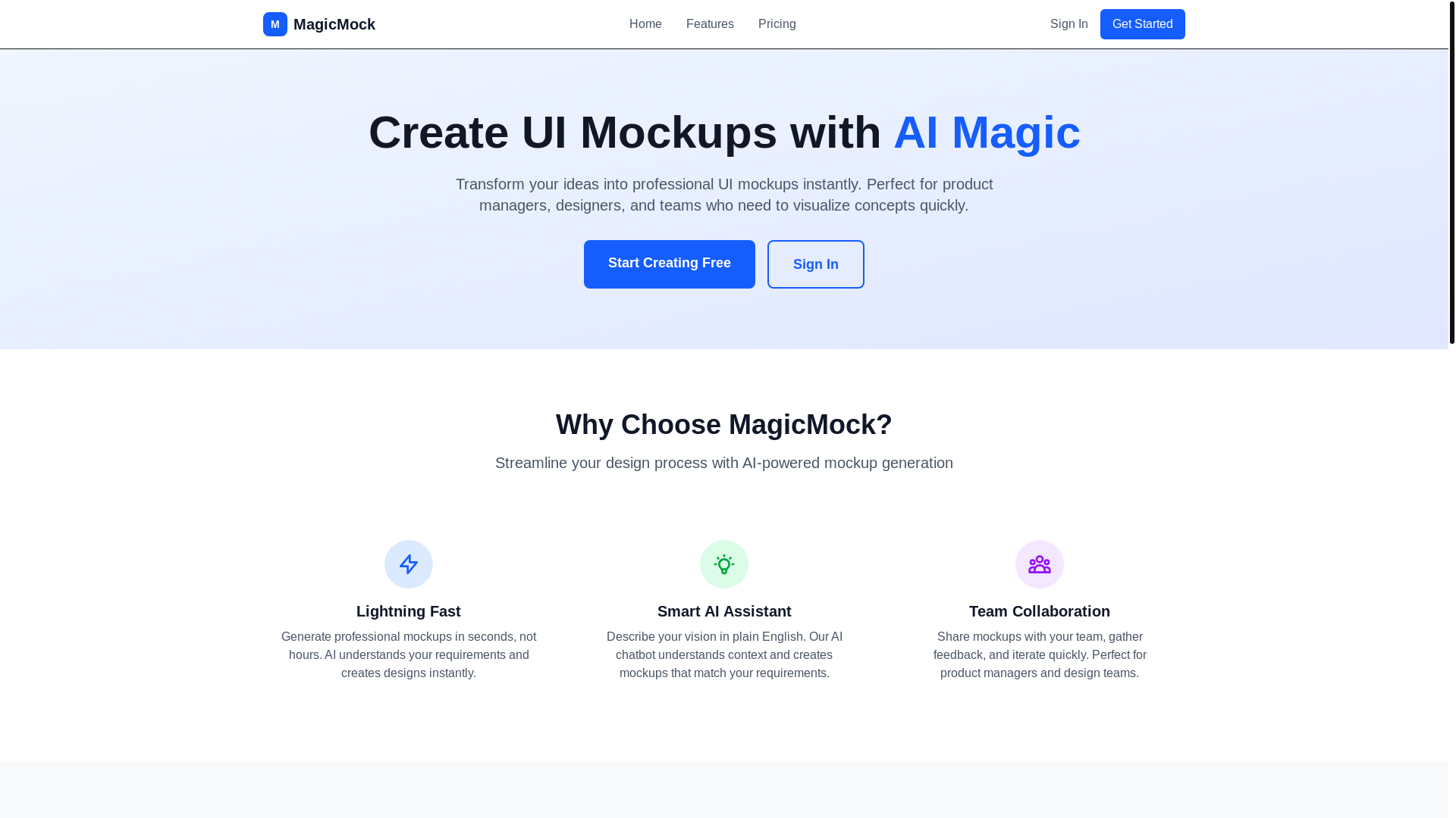 website screenshot of https://logicmock.com/