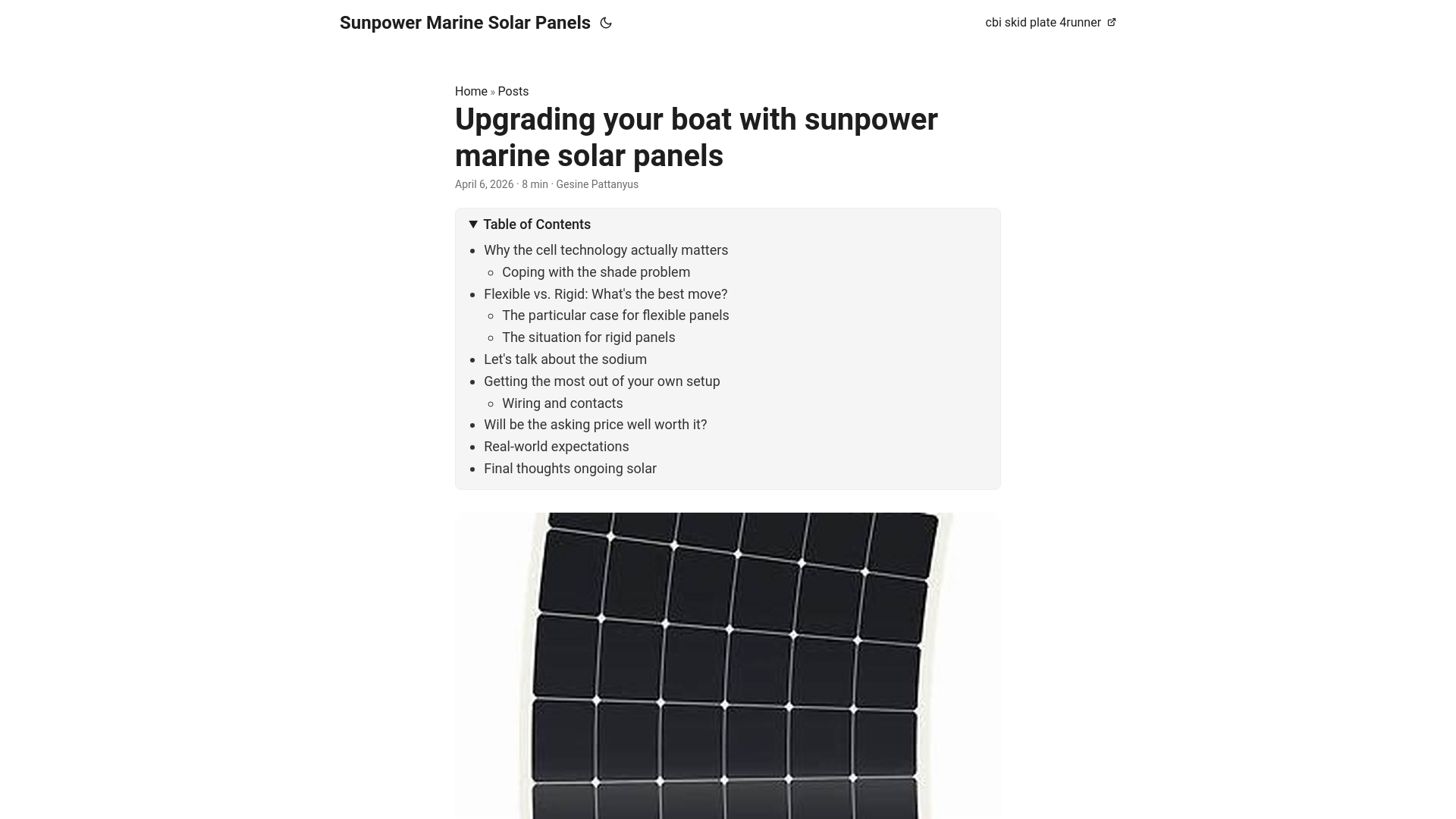 website screenshot of https://sunpower-marine-solar-panels.pages.dev/