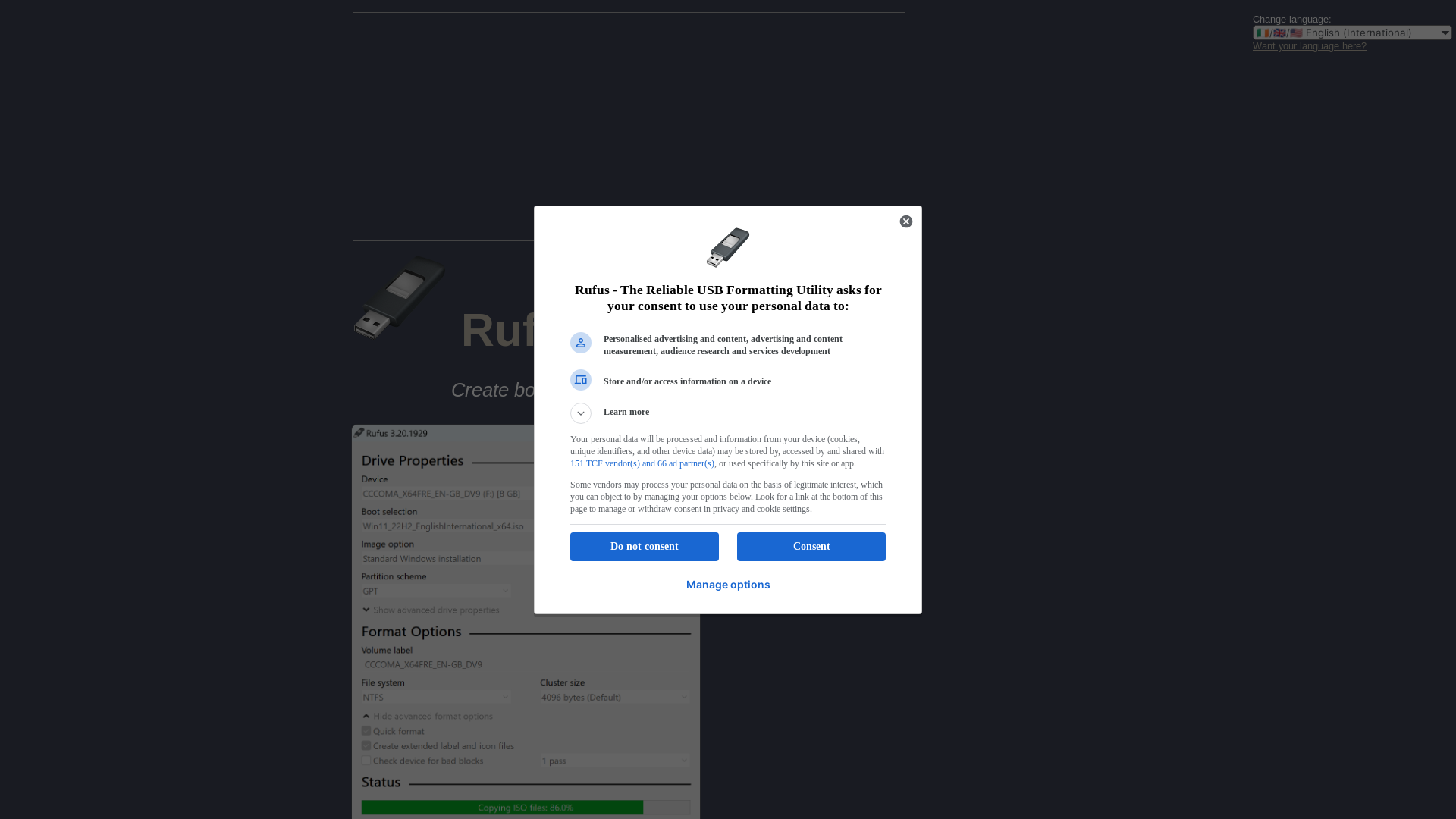 website screenshot of https://www.bing.com/ck/a?!&&p=8e341717150eeac40f54078ba7c532858d20cfe716ca07966dbd044f8b5efb81JmltdHM9MTc1MDk4MjQwMA&ptn=3&ver=2&hsh=4&fclid=3c98e05c-2743-65ac-39e4-f65826c8641f&psq=rufus&u=a1aHR0cHM6Ly9ydWZ1cy5pZS9lbi8&ntb=1