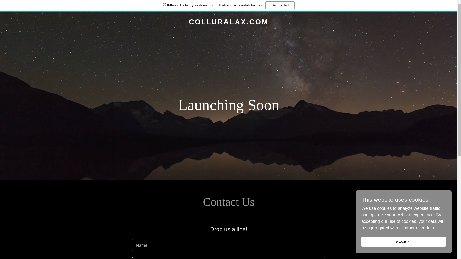 website screenshot of https://colluralax.com/