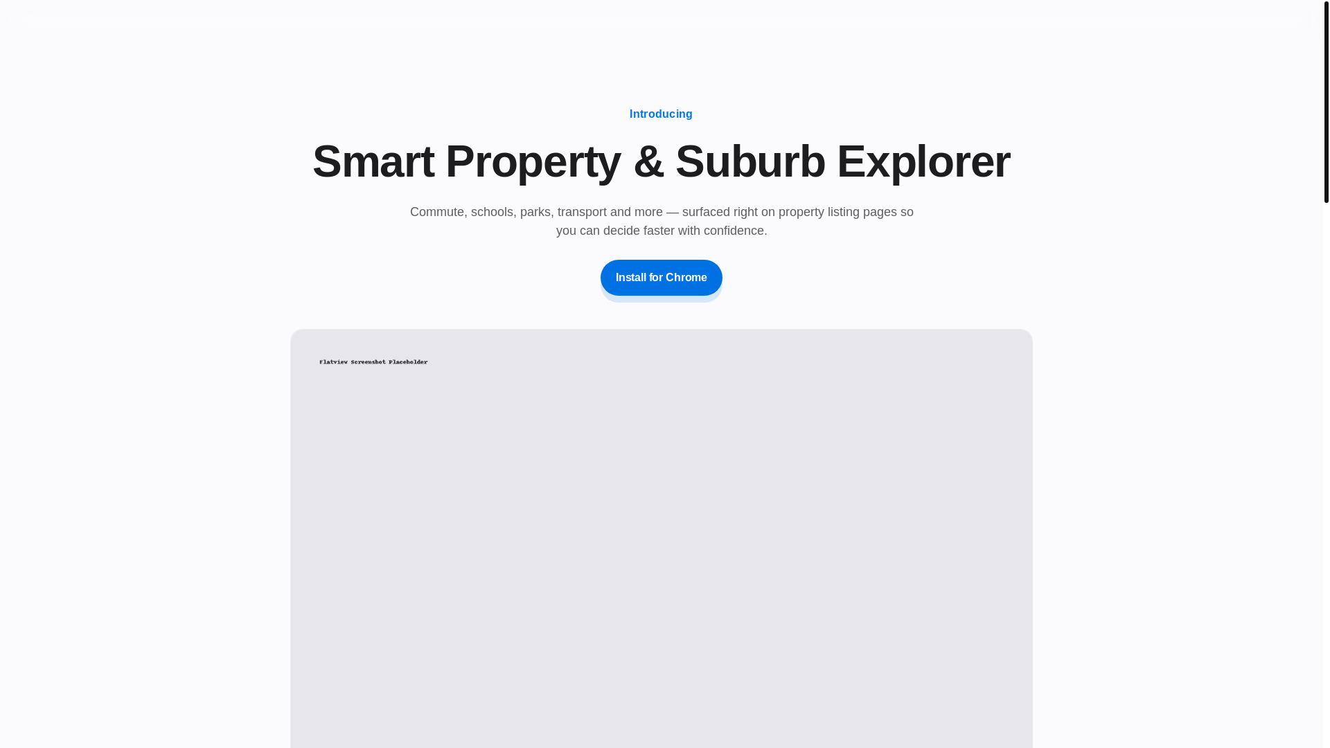 website screenshot of https://flatview-website.pages.dev/