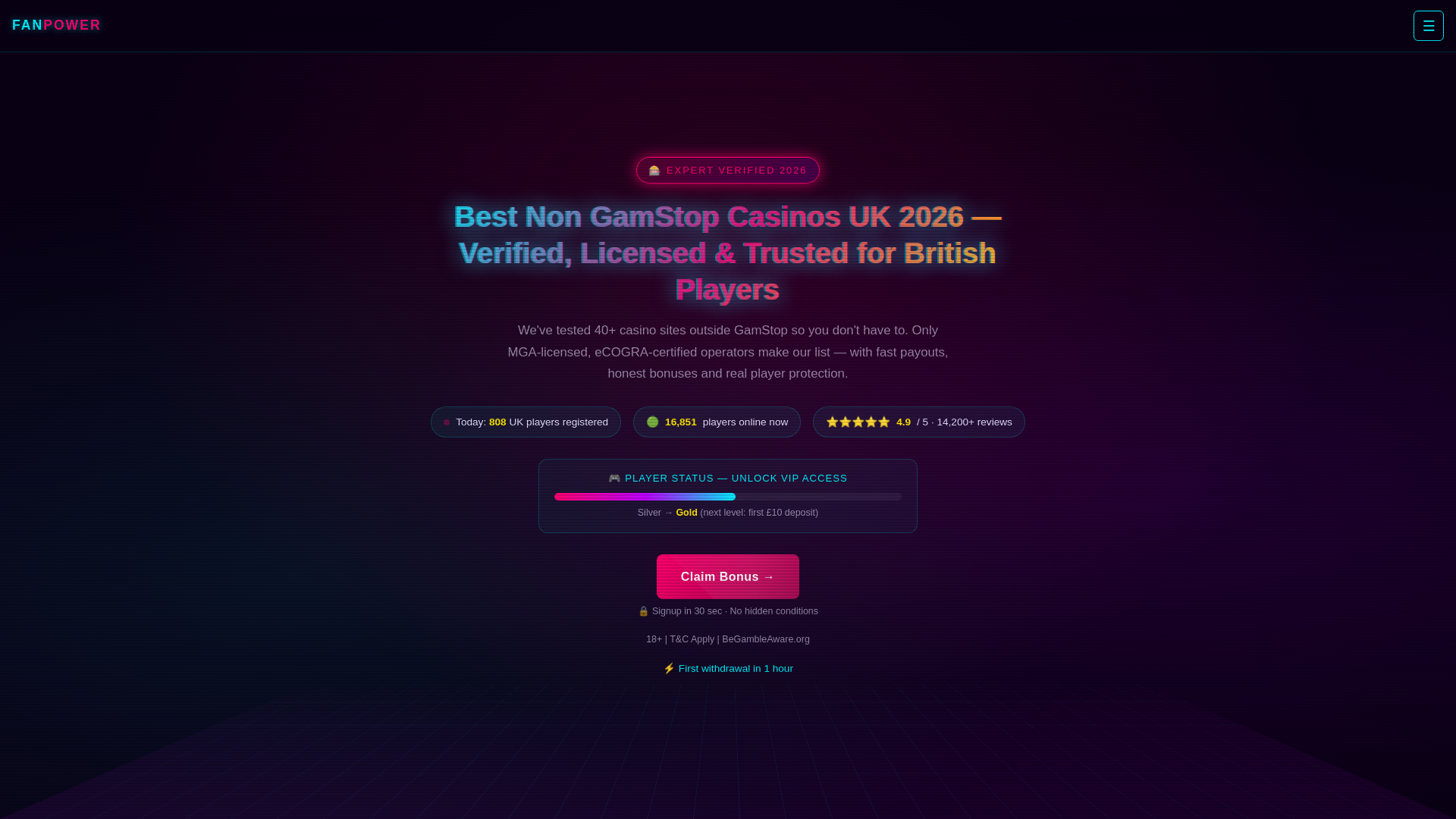 website screenshot of https://fanpower-io.pages.dev/
