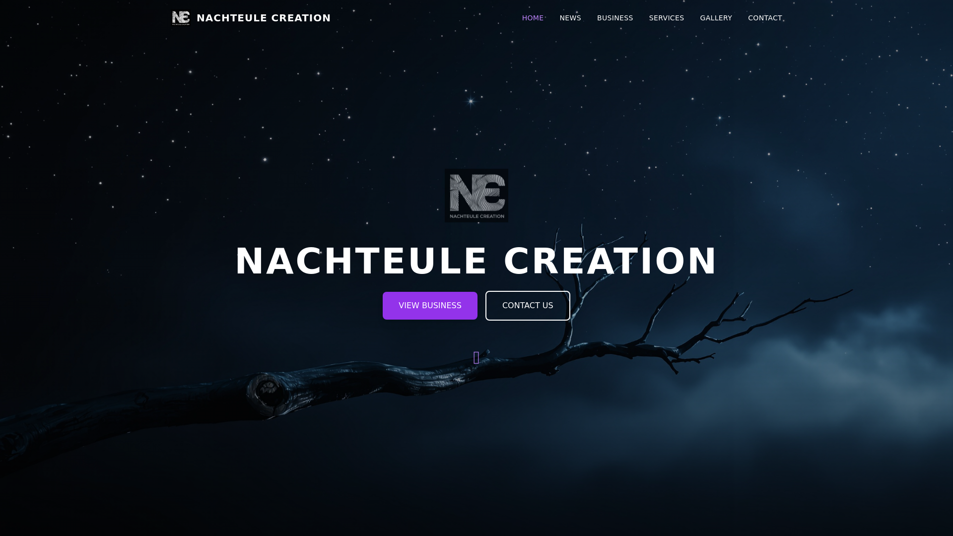 website screenshot of https://nachteule.co.jp