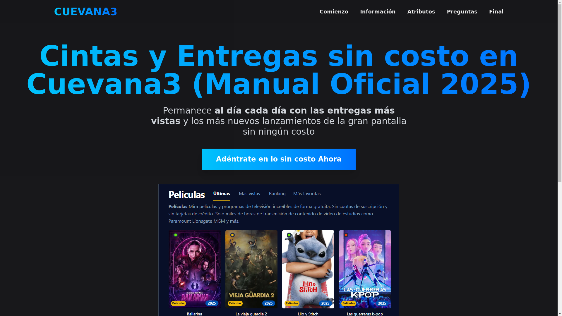 website screenshot of https://cuevana3-zovp.pages.dev/