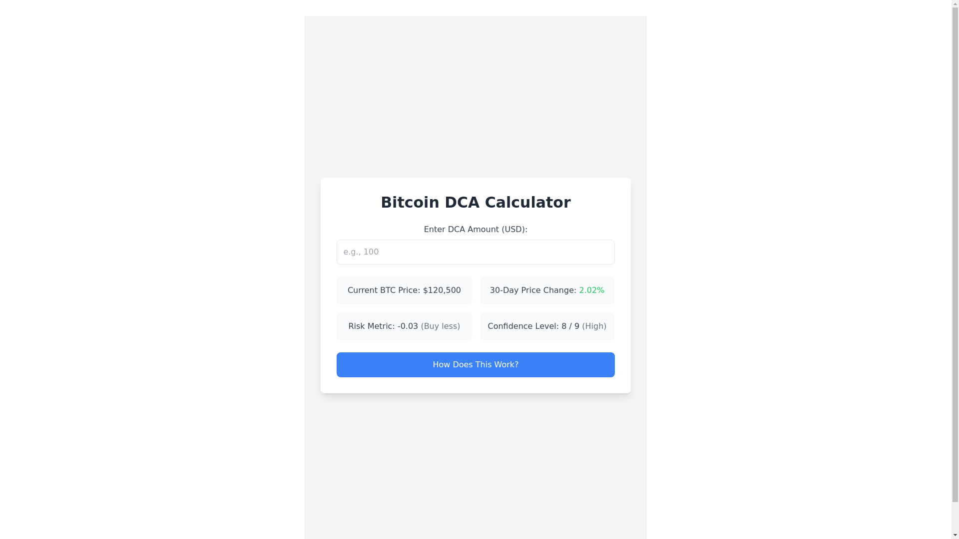 website screenshot of https://btc-dca-app.pages.dev/