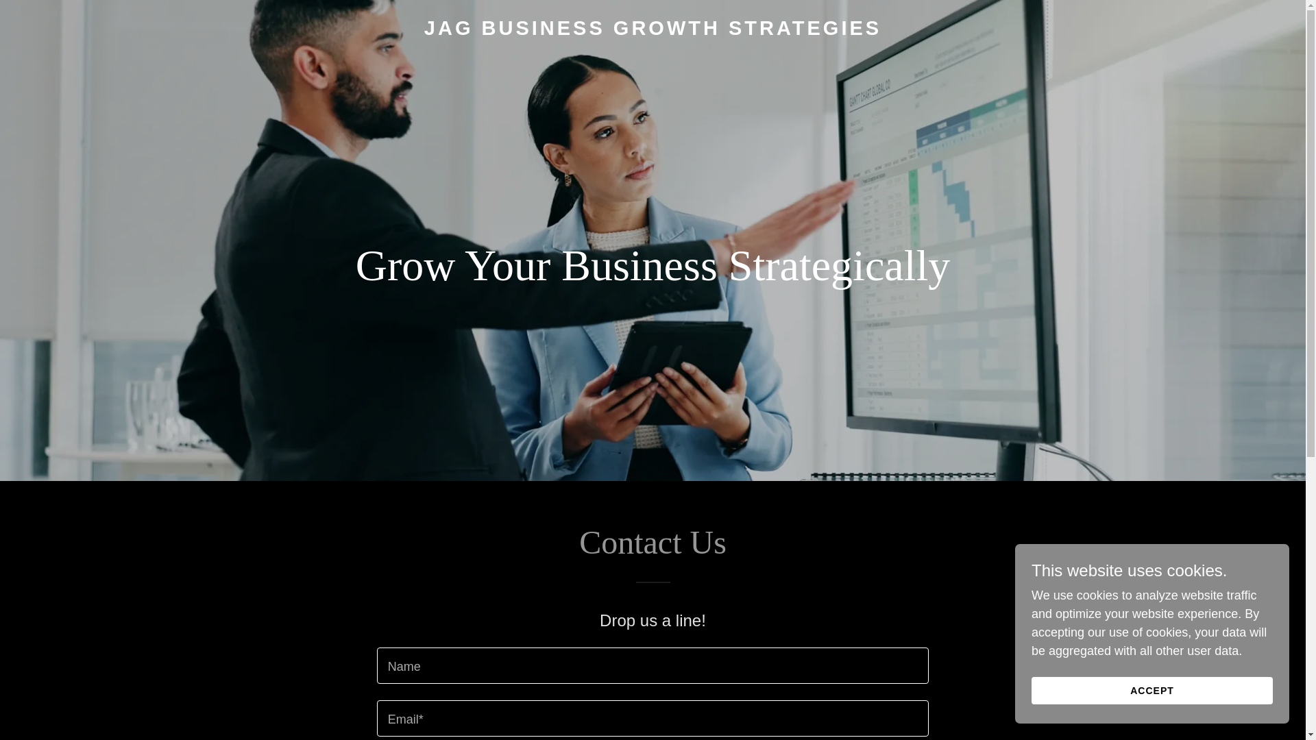 website screenshot of https://jagbusinessgrowthstrategies.com/