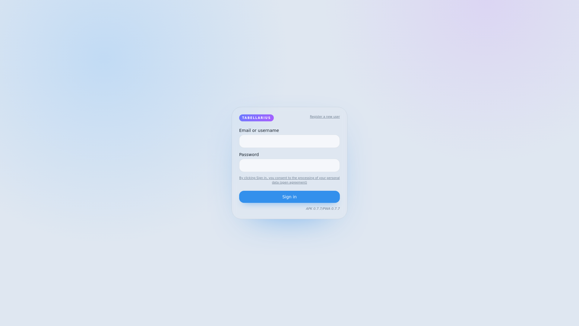 website screenshot of https://tabellarius.ru/