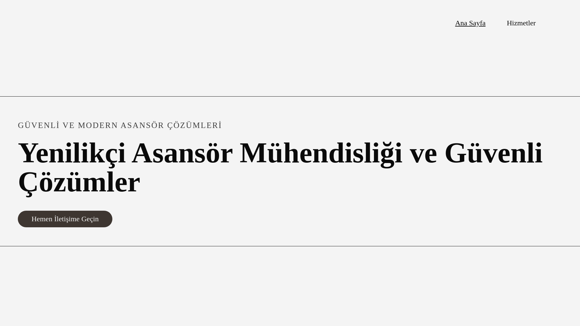 website screenshot of https://evvaasansormuhendislik.com/