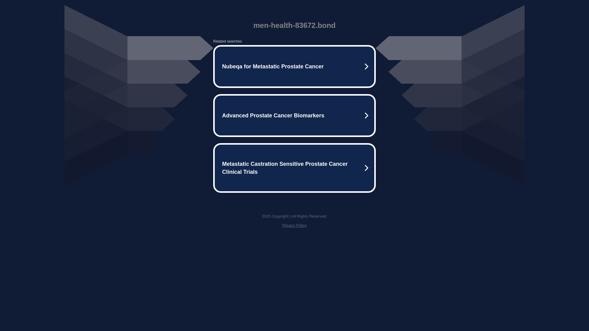 website screenshot of https://men-health-83672.bond/