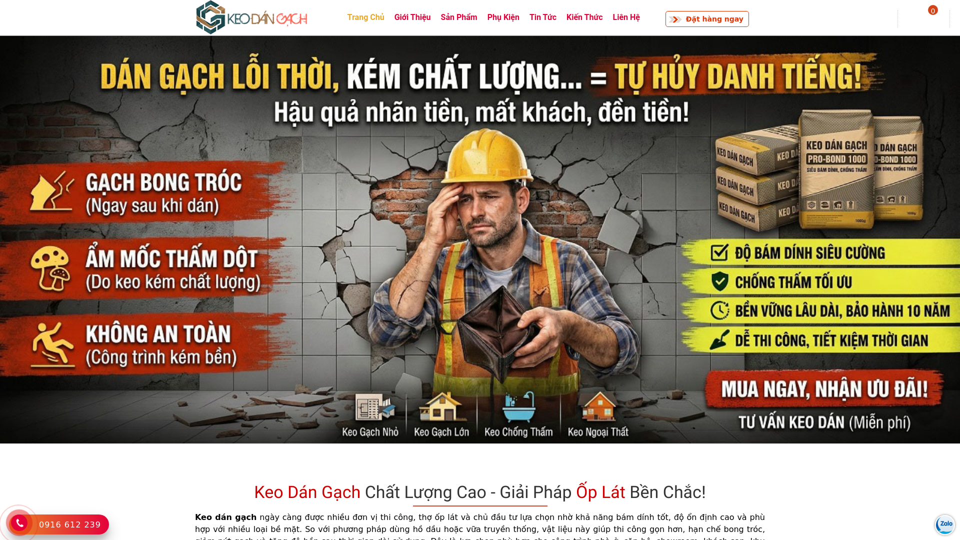 website screenshot of https://keodangachviet.vn