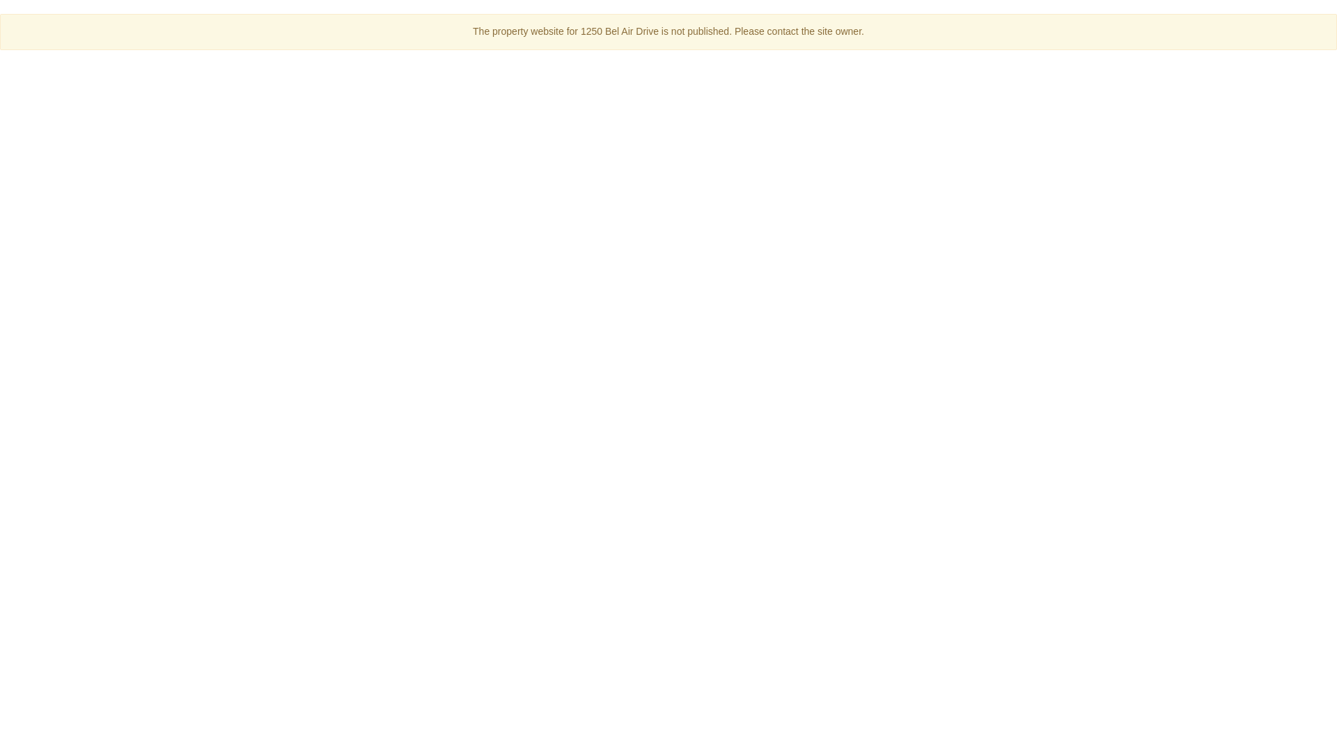 website screenshot of https://1250belairdrive.com/