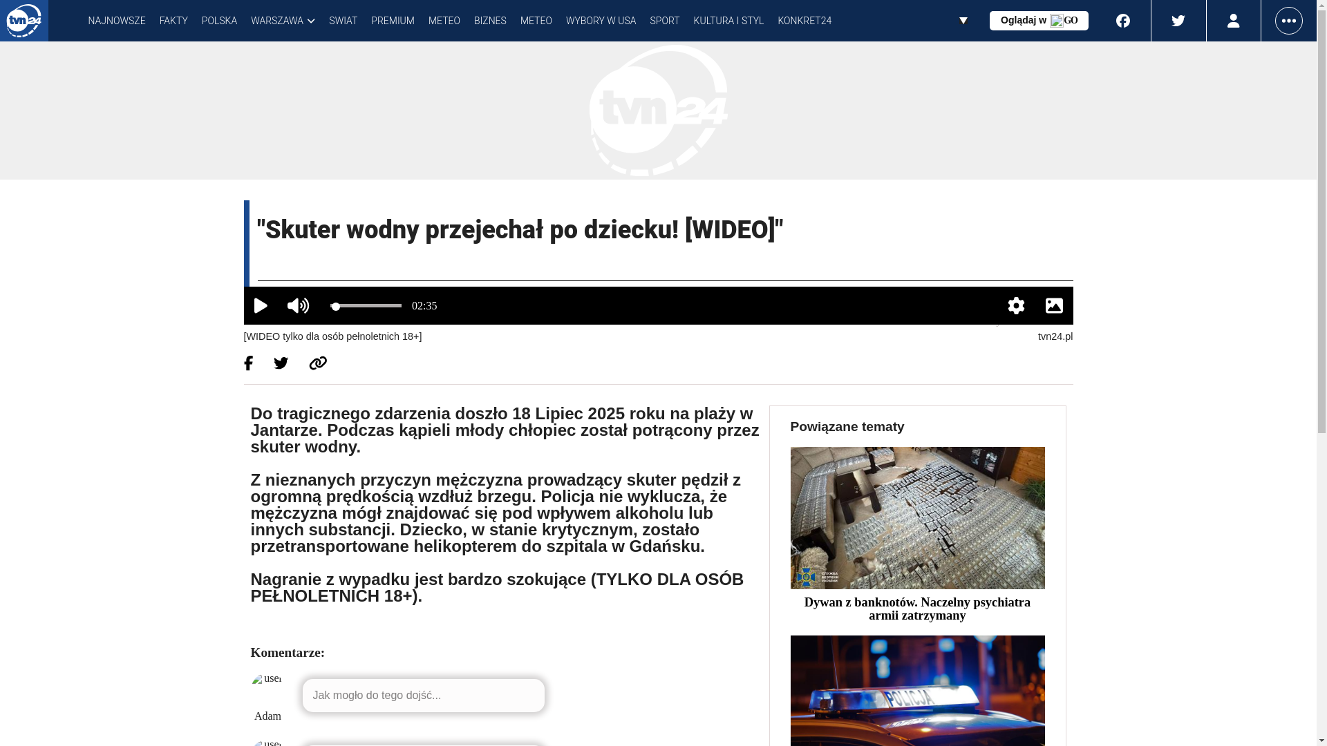 website screenshot of https://wydarzenia-infonadmorzem.pl/