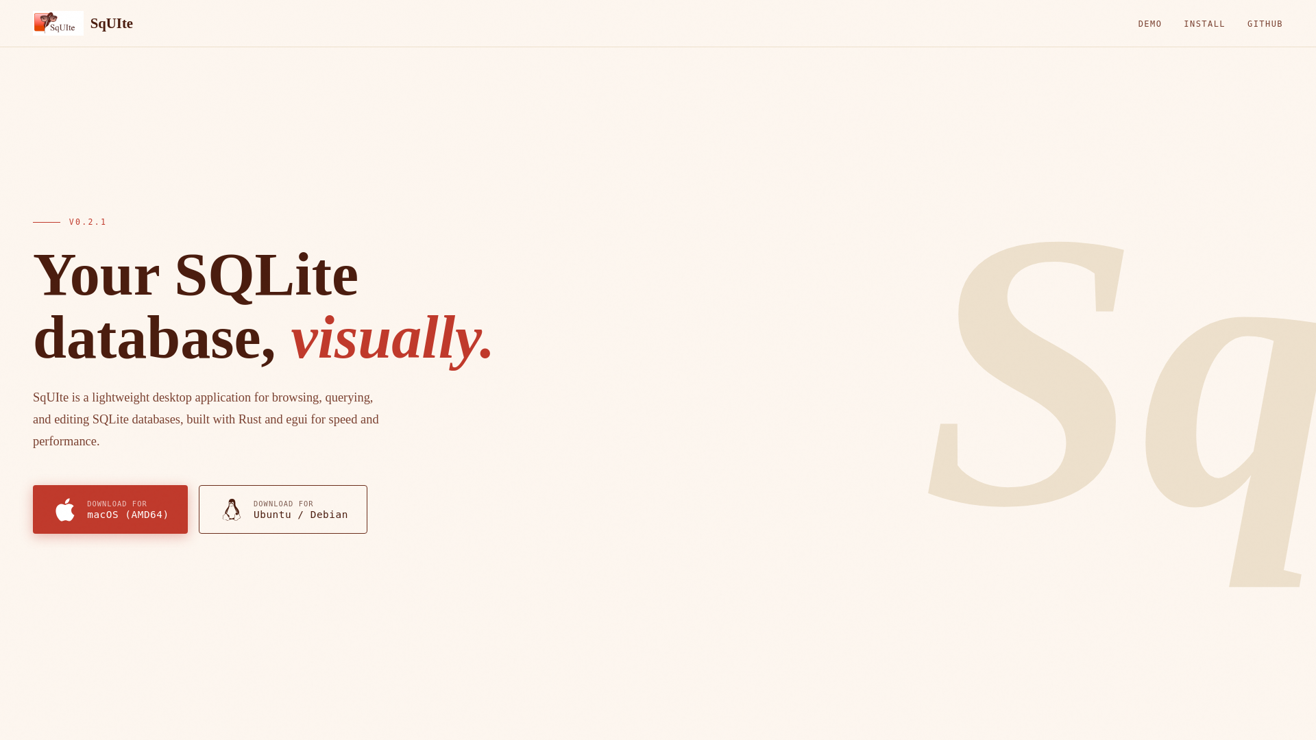 website screenshot of https://squite.de/