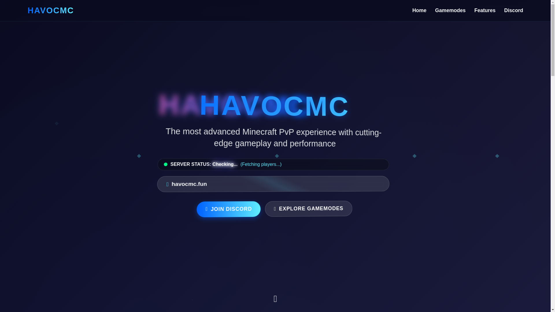website screenshot of https://havocgillani.pages.dev/