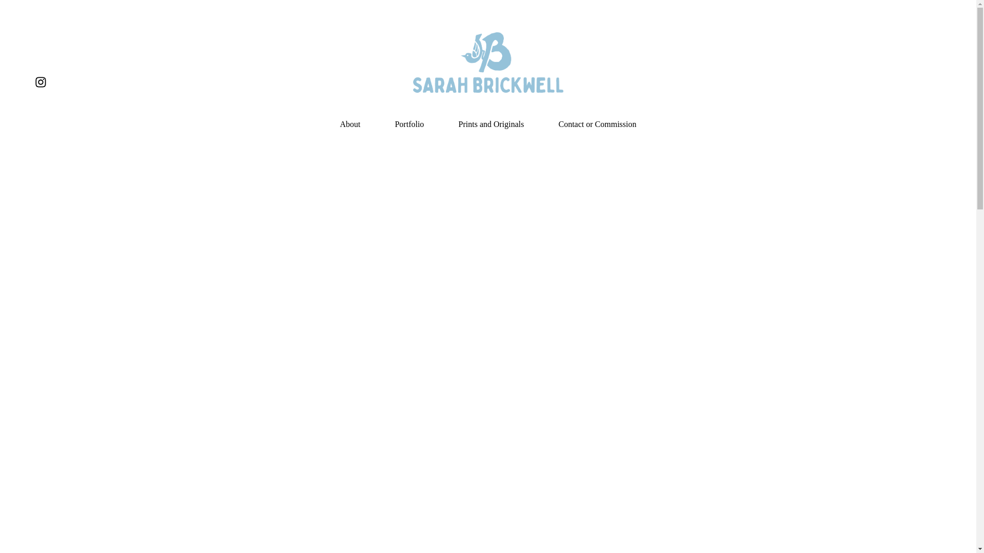website screenshot of https://sarahbrickwell.com/