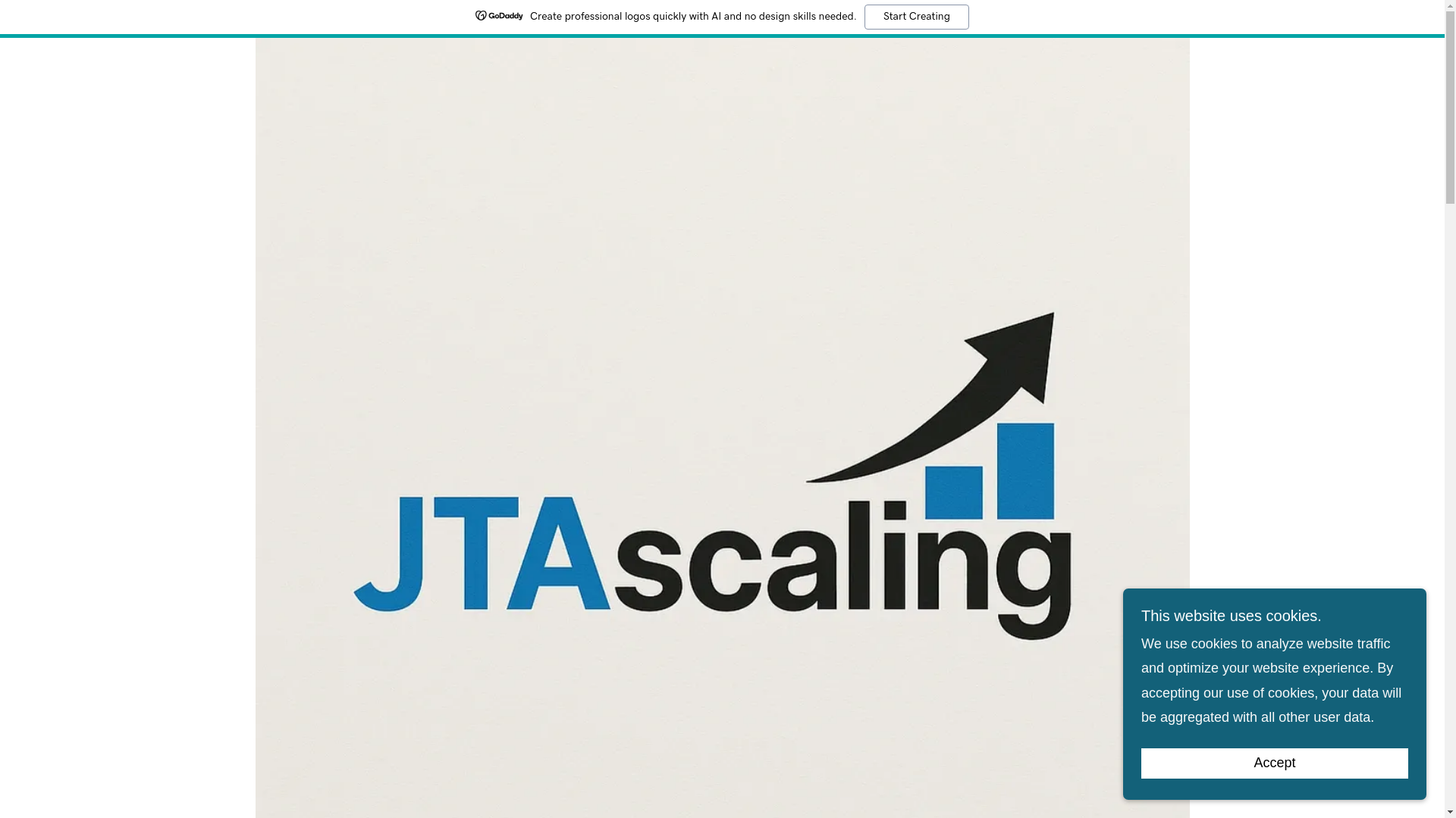 website screenshot of https://jtascaling.com/