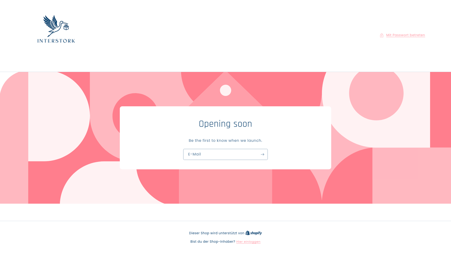 website screenshot of https://interstork.com/