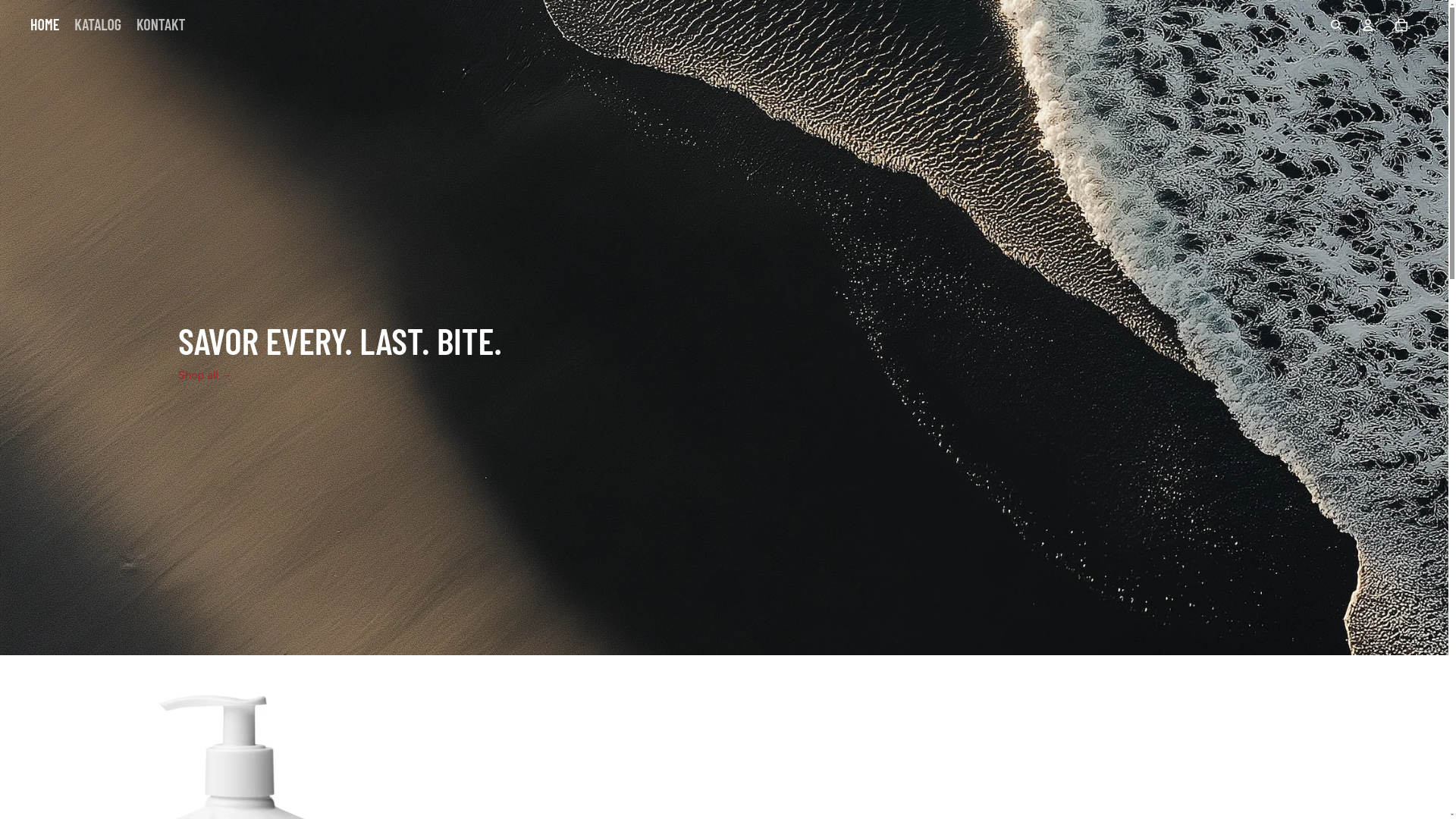 website screenshot of https://janys.shop/