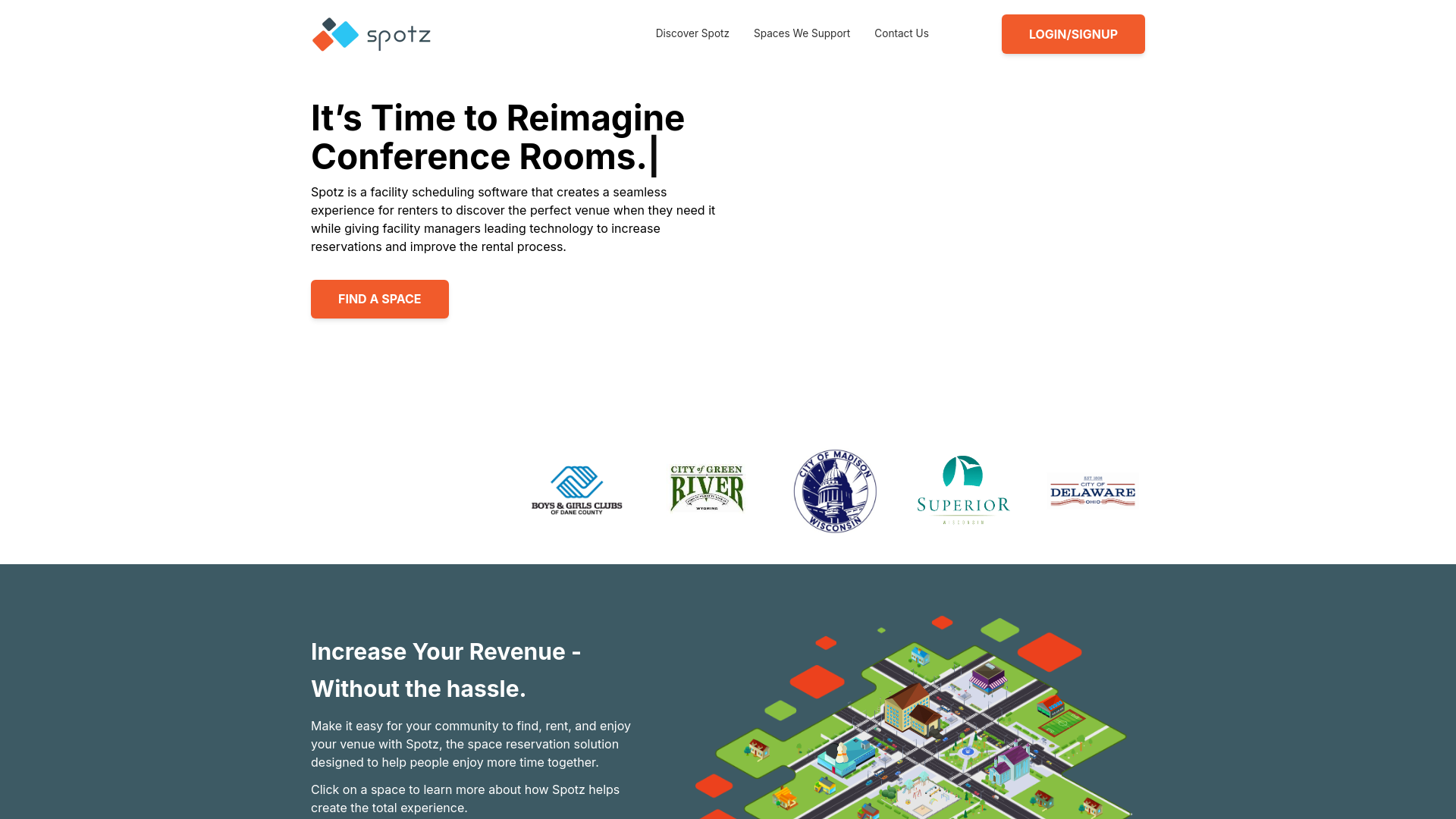 website screenshot of https://visitspotzapp.info