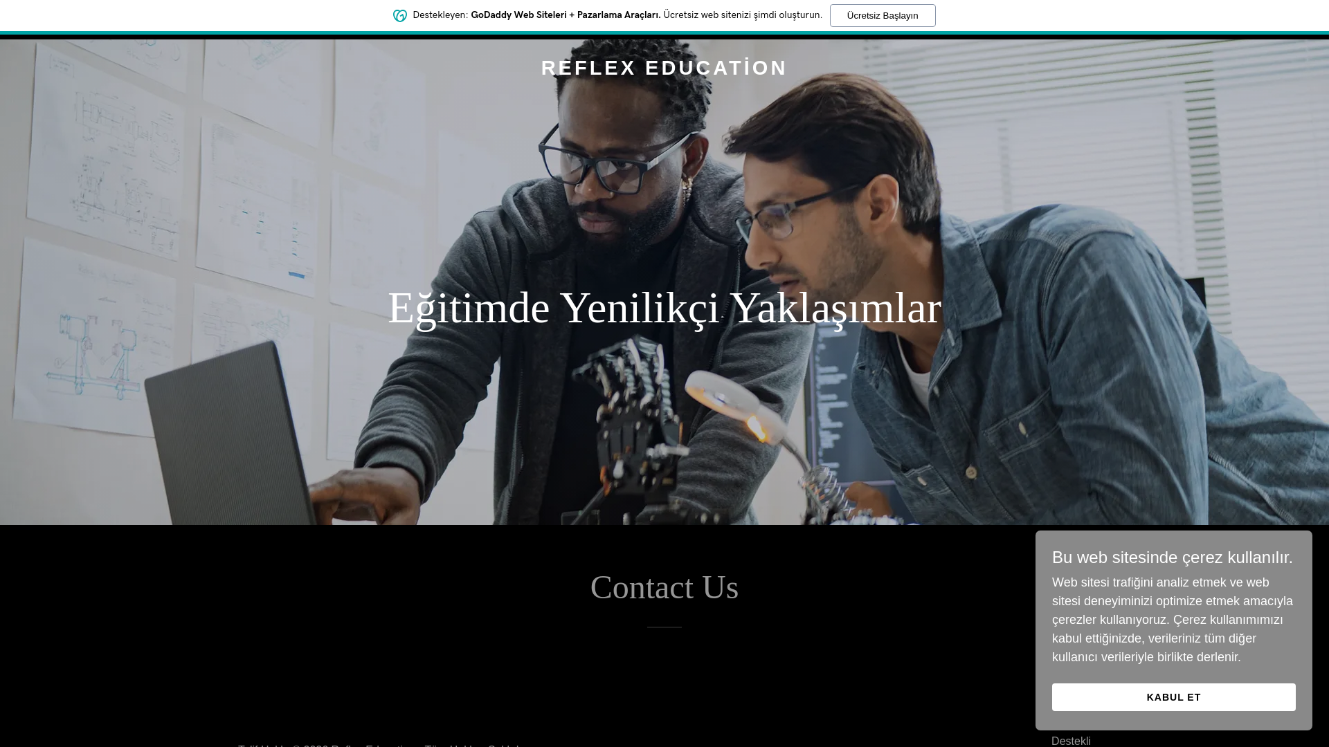 website screenshot of https://reflexeducation.com/