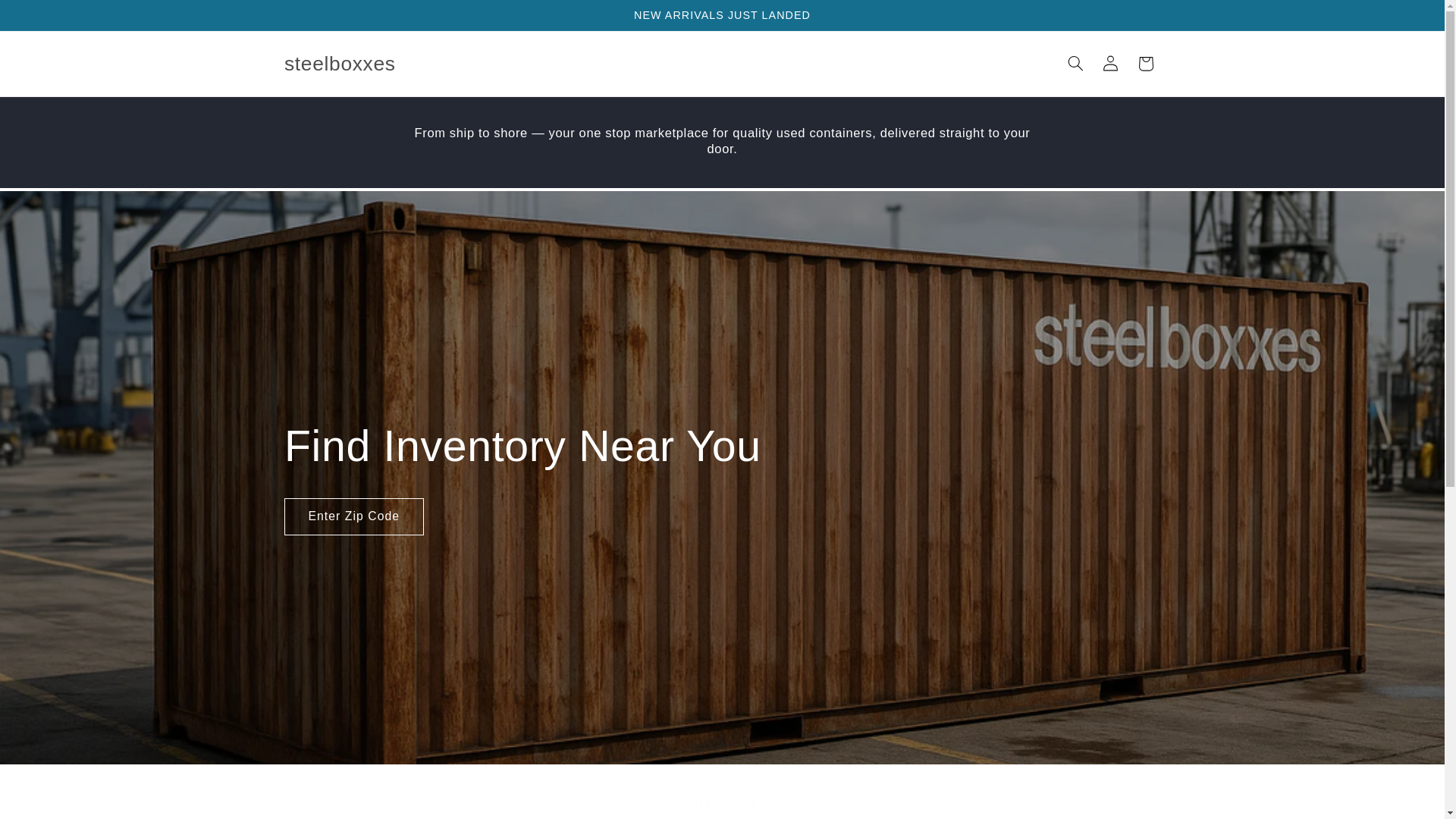 website screenshot of https://steelboxxes.com/