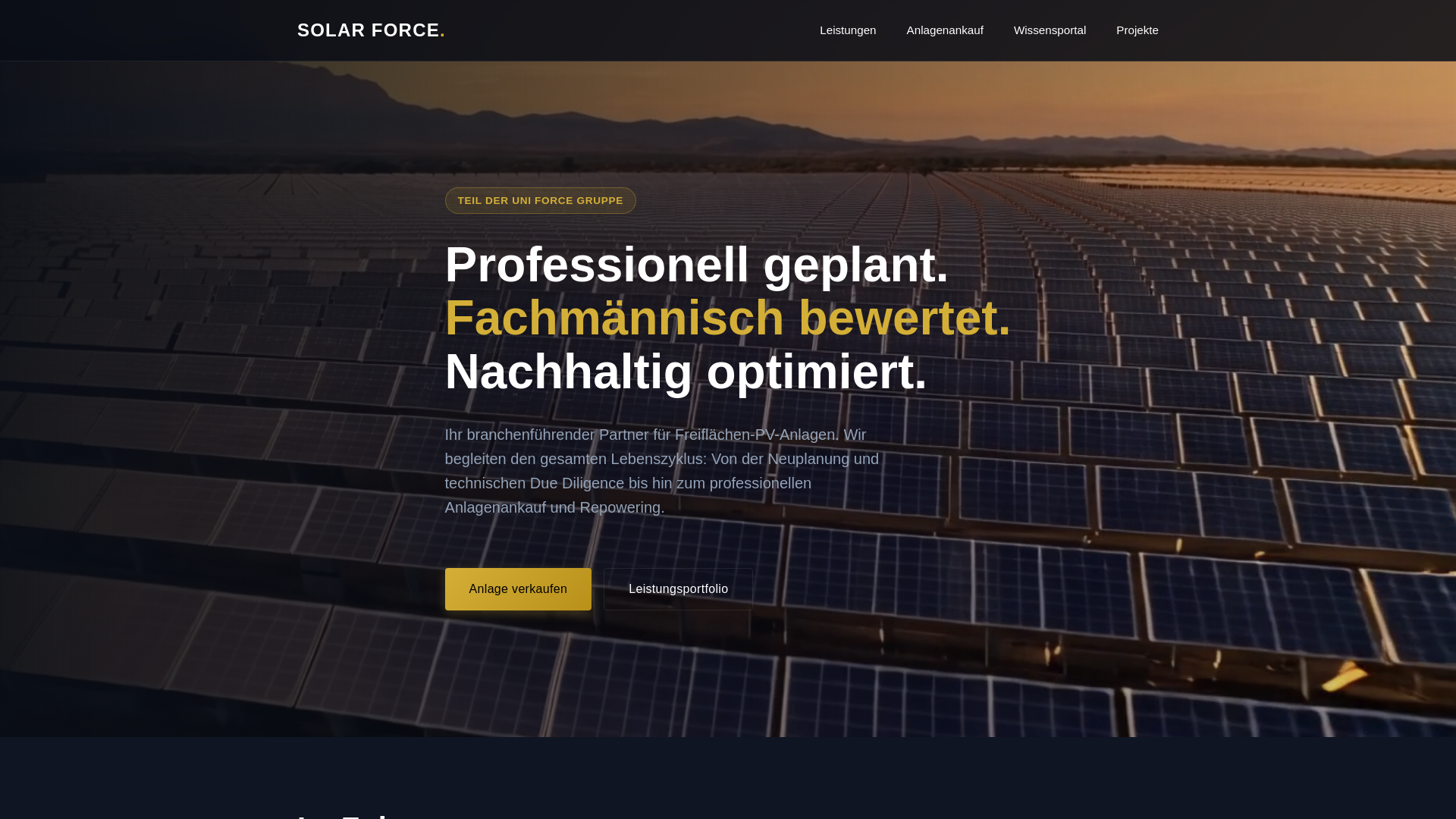 website screenshot of https://solar-force-review.pages.dev/