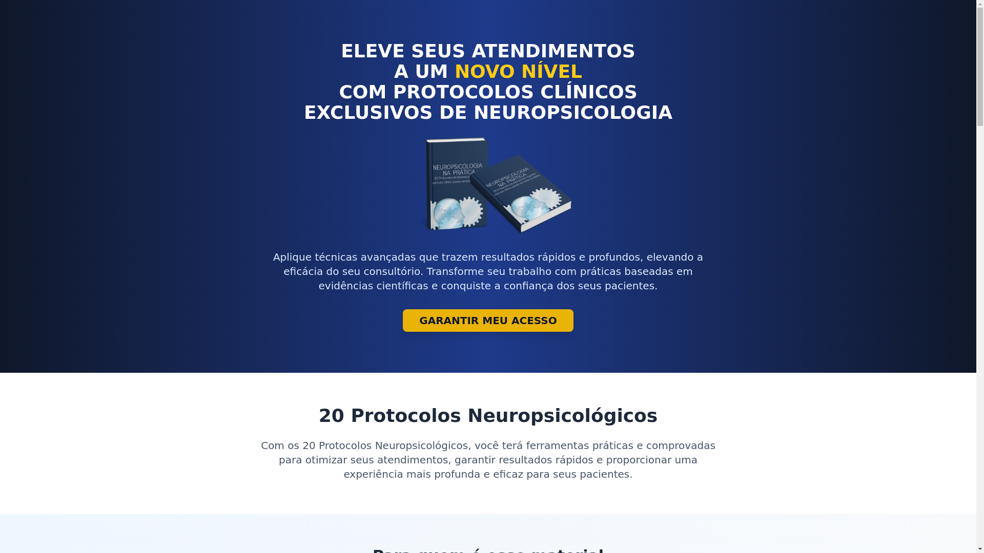 website screenshot of https://neuropsicologianapratica.site/