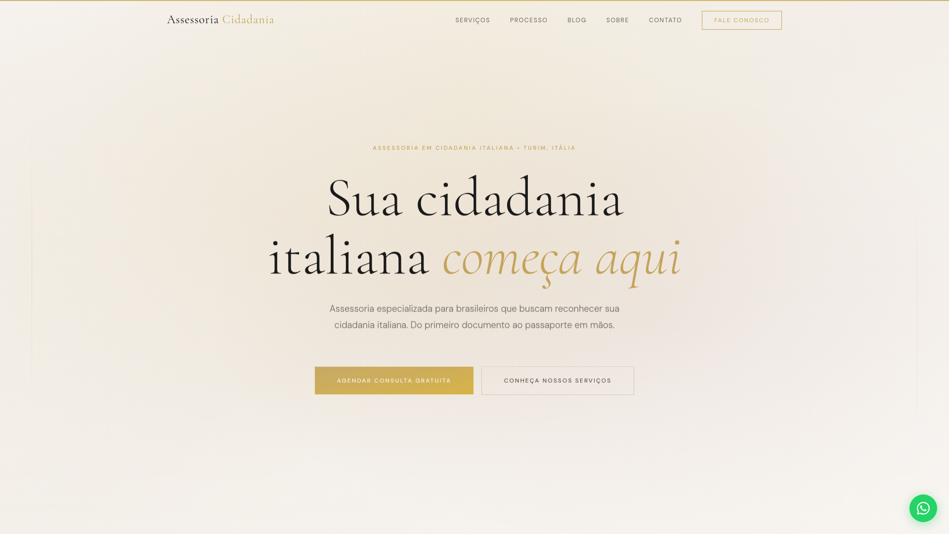 website screenshot of https://assessoria-cidadania.pages.dev/