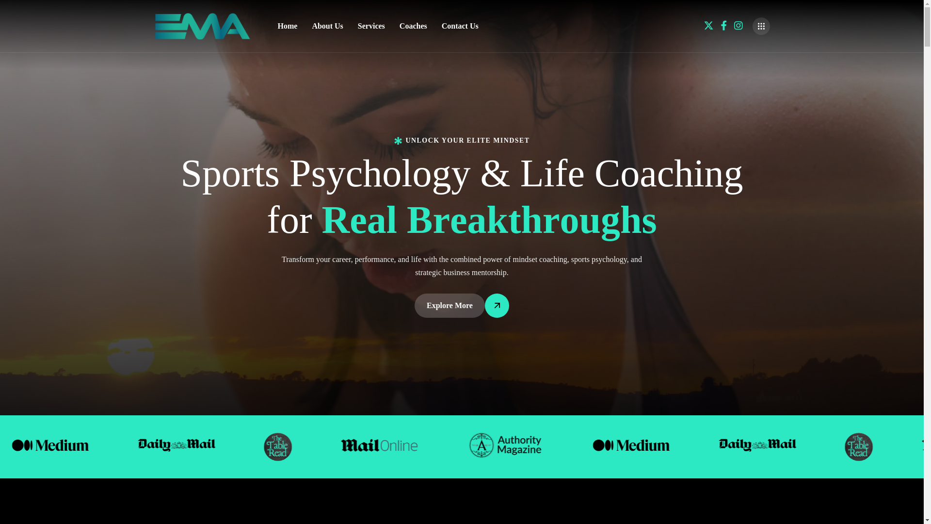 website screenshot of https://elitemindsetagency.pages.dev/