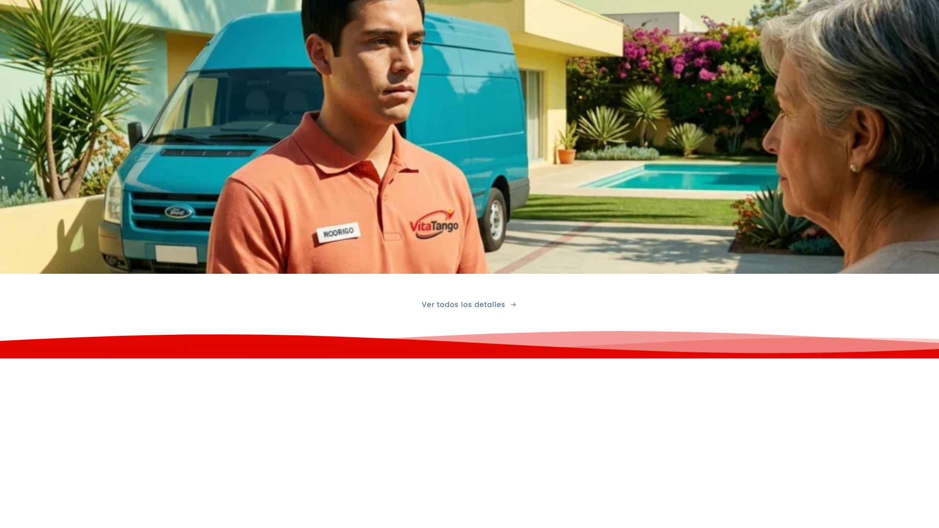 website screenshot of https://vitatango.store/